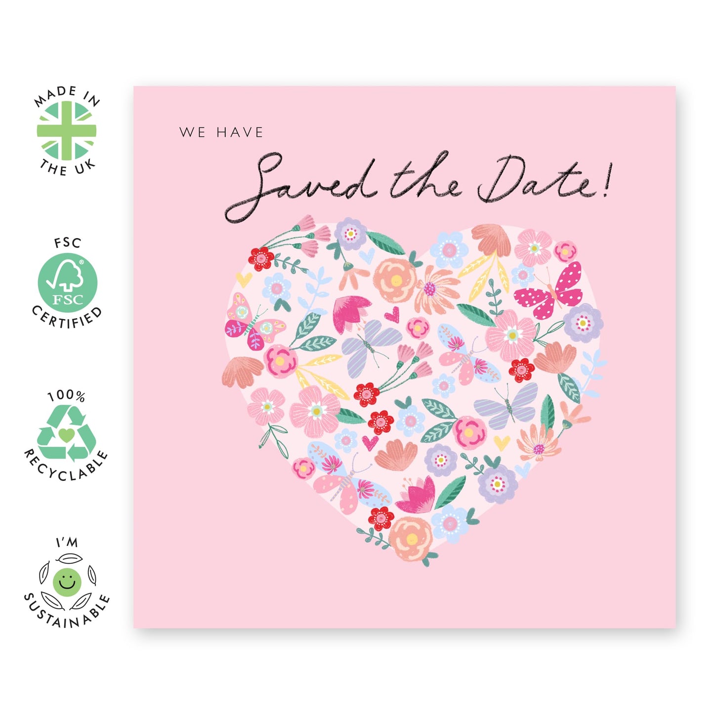 Wedding Reply Card From Guest - Heart We Have Saved The Date - Rsvp Reply Card Bridesmaid Groomsman - Wedding Invitations Groom Bride - Wedding Acceptance Card - Comes With Fun Stickers By Central 23
