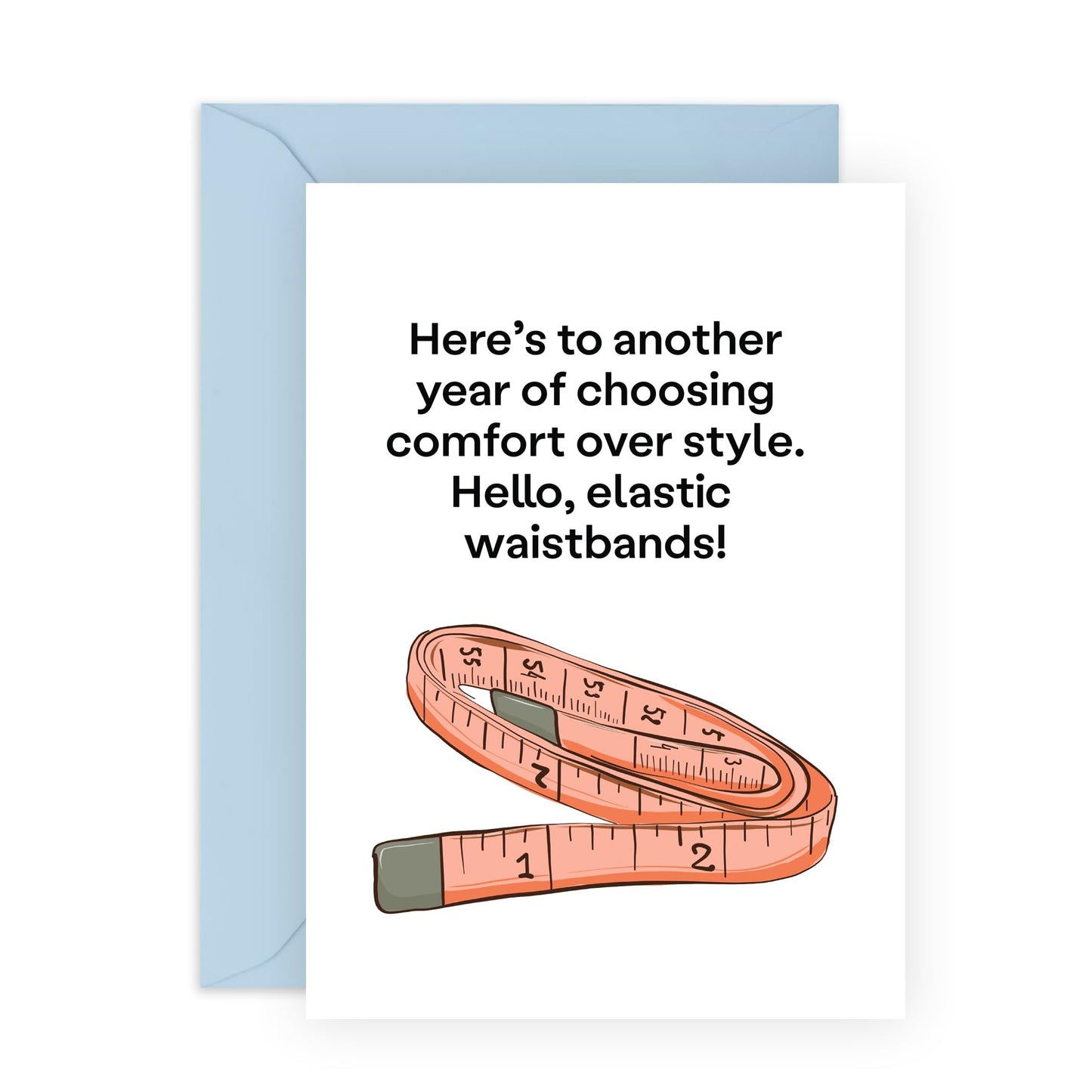 Birthday Card For Women - Another Year Of Choosing Comfort - Funny Birthday Cards For Men - Dad Mum Birthday Card - Gifts For Brother Sister Friends - Comes With Stickers - By Central 23