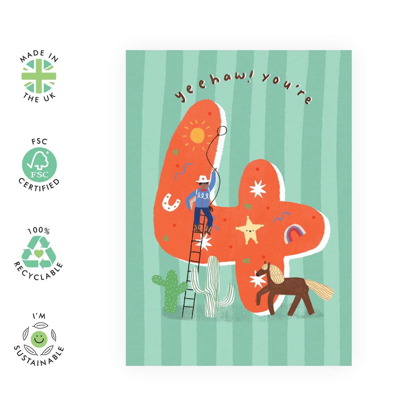 Cowboy Age Card