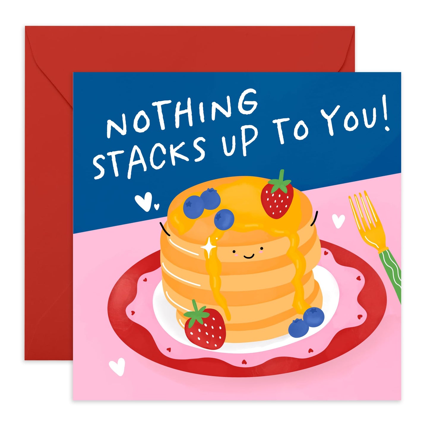 Valentines Day Card Girlfriend Boyfriend - Nothing Stacks Up To You- Anniversary Card Couple Fiance - Husband Wife Greeting Cards - Love Cards For Him Her - Comes With Stickers By Central 23