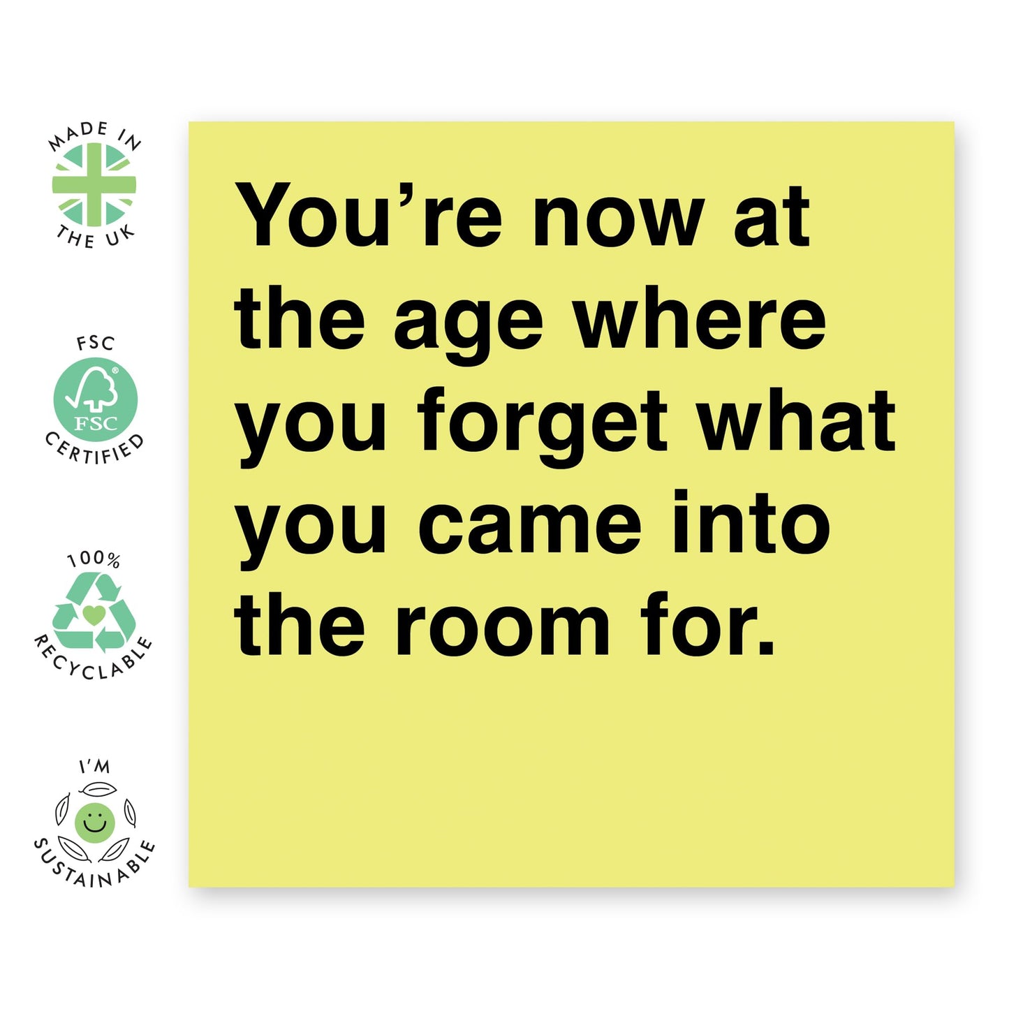 60th Birthday Cards For Men - Funny Husband Birthday Card From Wife - You're Now At The Age Where... - Gifts For Him Her Grandma Grandpa Aunt Uncle - Comes With Stickers By Central 23