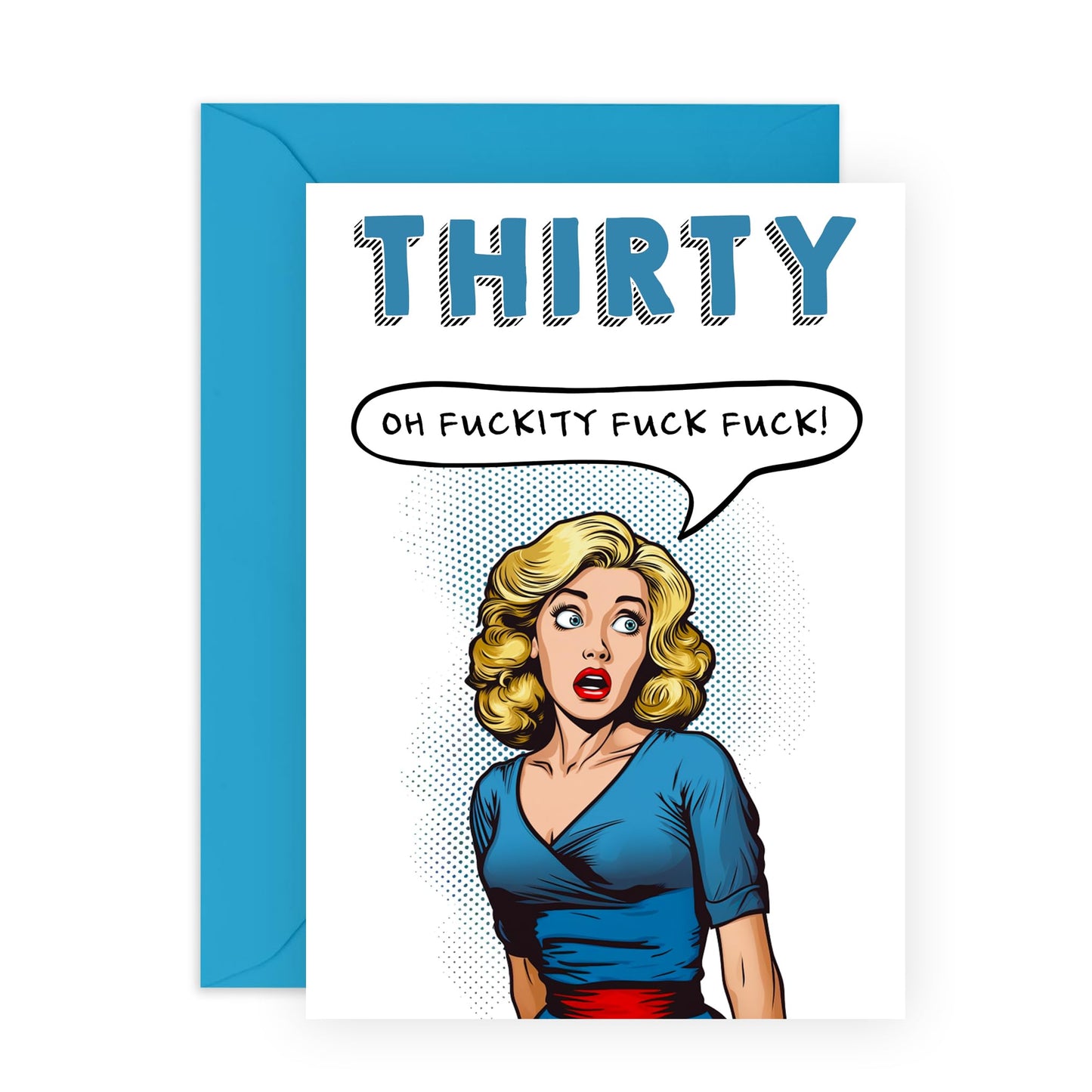30th Birthday Card For Women - Thirty Year Old - Thirtieth Birthday Cards For Her - Best Friend Birthday Card Female - Gifts For Sister Daughter Wife Aunt - Comes With Fun Stickers - By Central 23