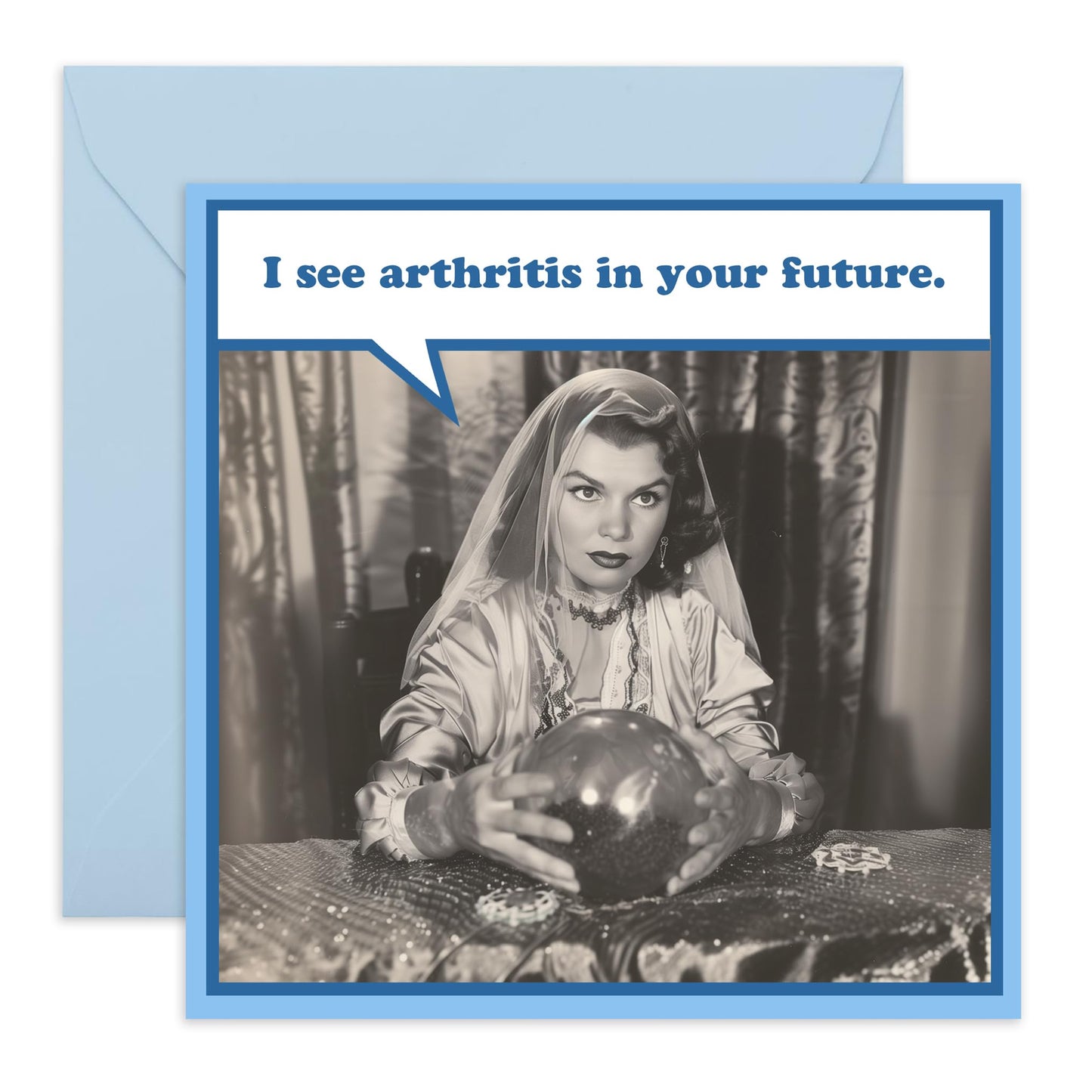 Birthday Card For Women - Arthritis In Your Future - Cheeky Birthday Cards For Female - Birthday Gifts For Mum - Sister Birthday Card - For Best Friend - Comes With Stickers - By Central 23
