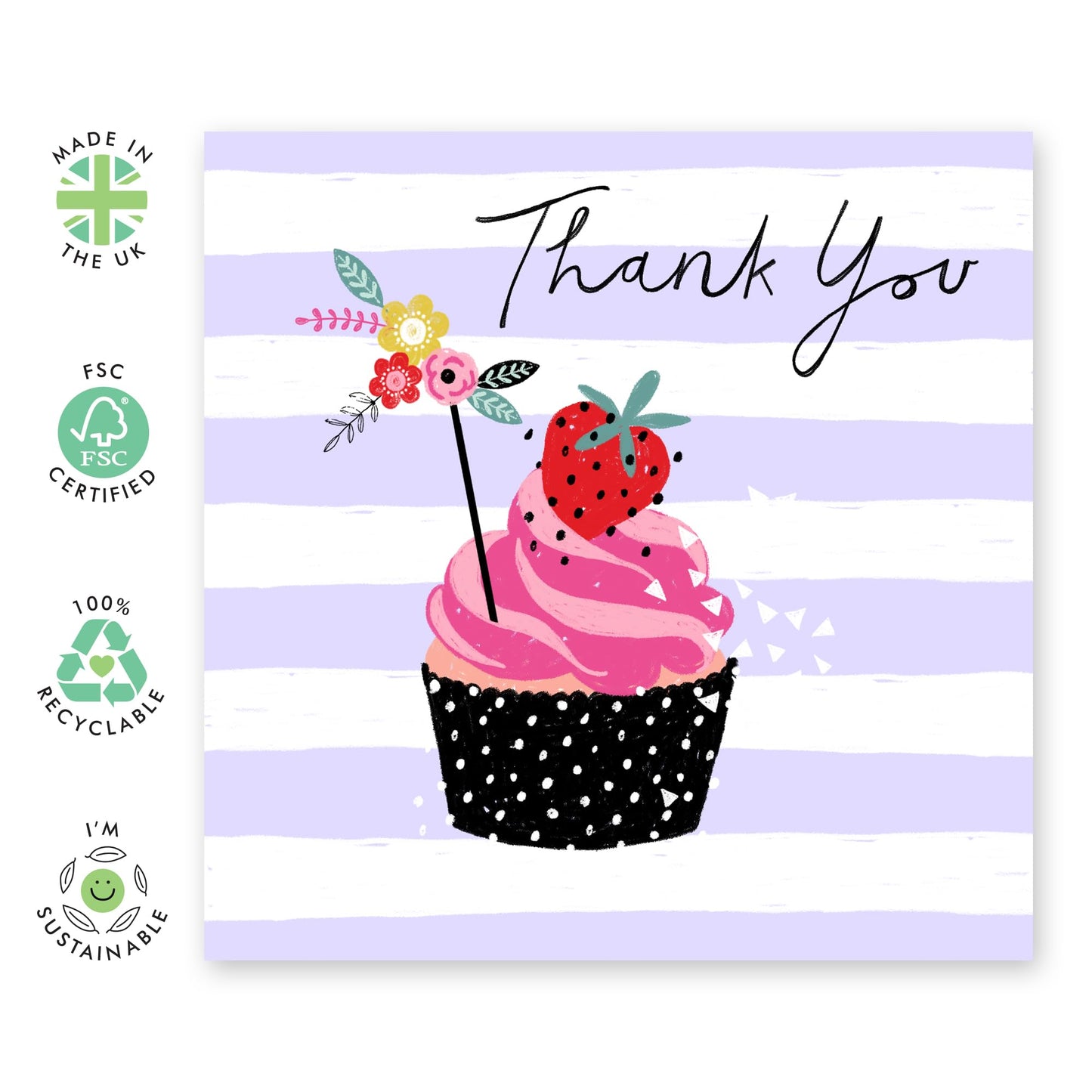 Thank You Cards With Envelopes - Sweet Thank You Notes For Wedding Baby Shower Celebration - Appreciation Gifts For Friends Employee Mum Dad - Comes With Fun Stickers By Central 23