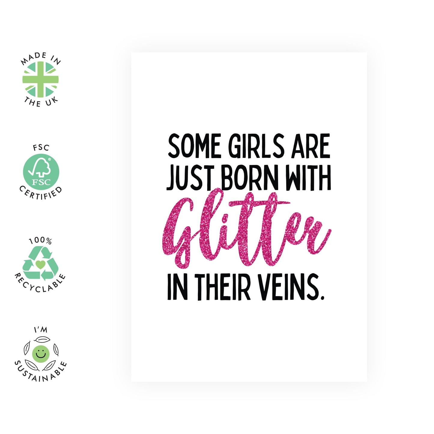 Motivational Birthday Cards for Women - 'Made of Stardust and Glitter' - Gifts for Mum, Mama, Wife, Gran, Grandma, Friend, Bestie, Girlfriend, Sister, Aunt - Appreciating Her -Comes with Fun Stickers