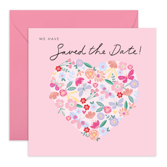 Wedding Reply Card From Guest - Heart We Have Saved The Date - Rsvp Reply Card Bridesmaid Groomsman - Wedding Invitations Groom Bride - Wedding Acceptance Card - Comes With Fun Stickers By Central 23