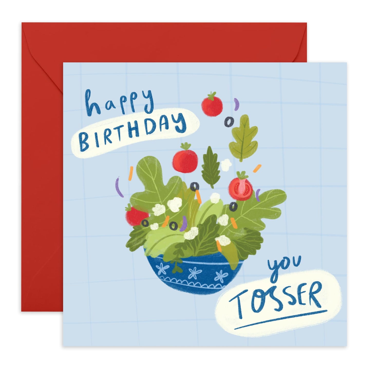 Birthday Card Funny - Happy Birthday Tosser - Witty Birthday Cards For Friends - Humorous Gifts For Men Women Sister Brother Coworker - Comes With Fun Stickers By Central Brother Birthday Card