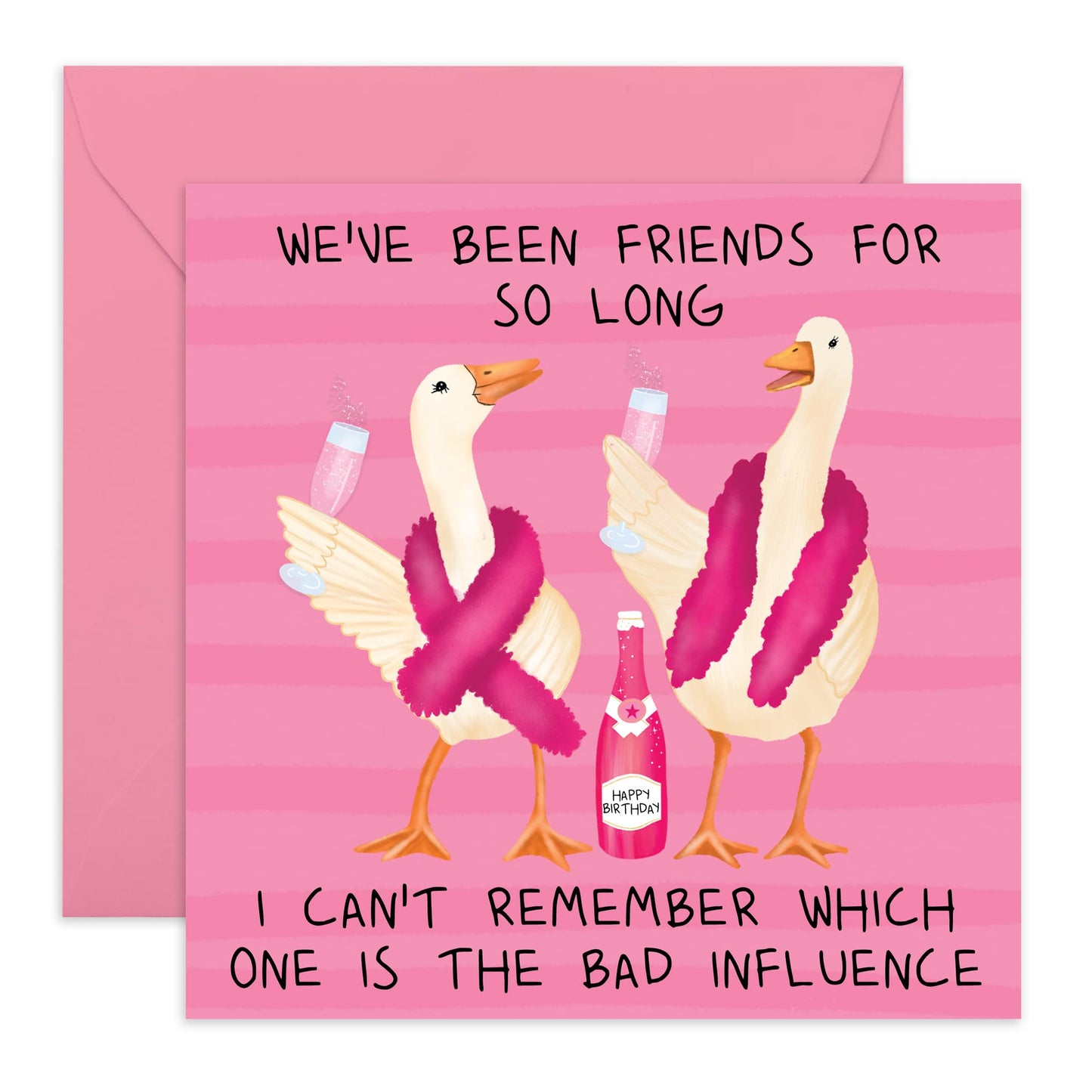 Hilarious Birthday Card - 'Friends for so long' - Gift for Bestfriends, Buddy, Mate, BFF, Colleagues - Celebrating Frienships - Comes with Fun Stickers