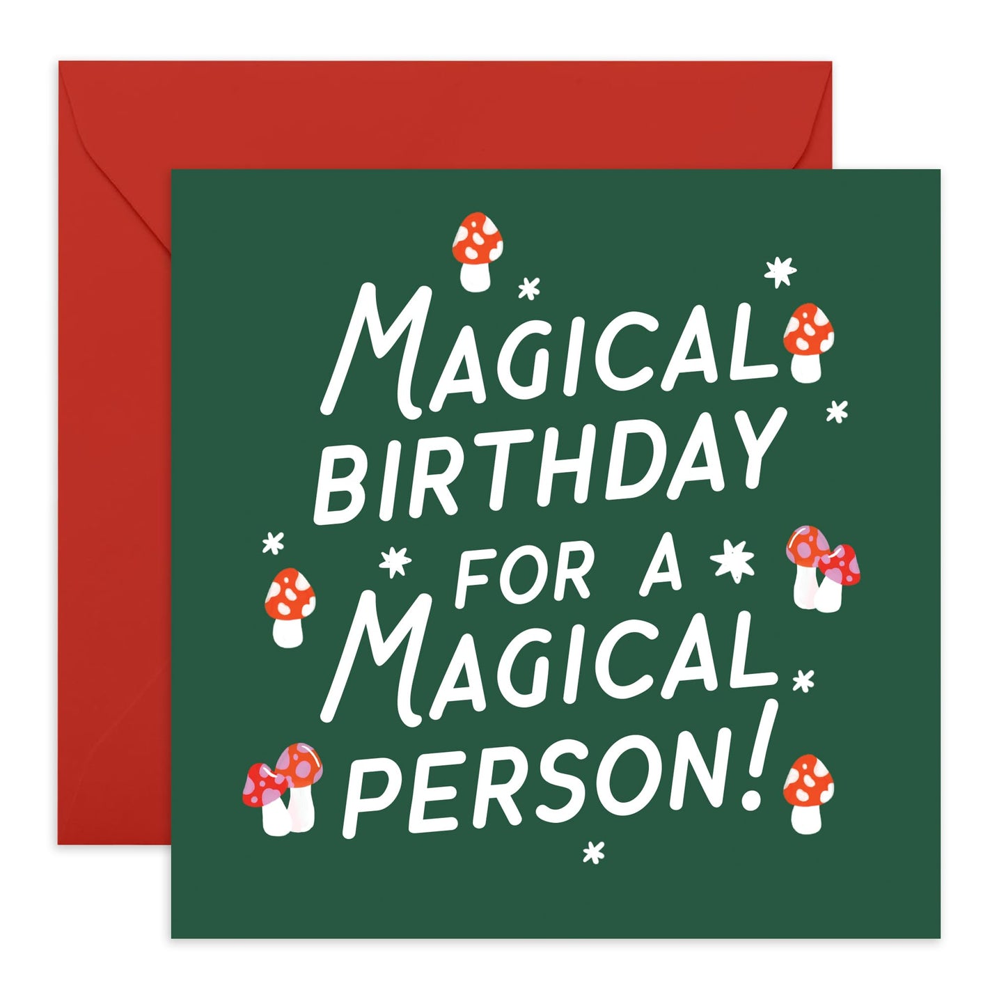 Friend Birthday Cards For Women Men Him Her - Magical Birthday For A Magical Person - Girlfriend Birthday Cards - Boyfriend Birthday Card - Comes With Cute Stickers By Central 23