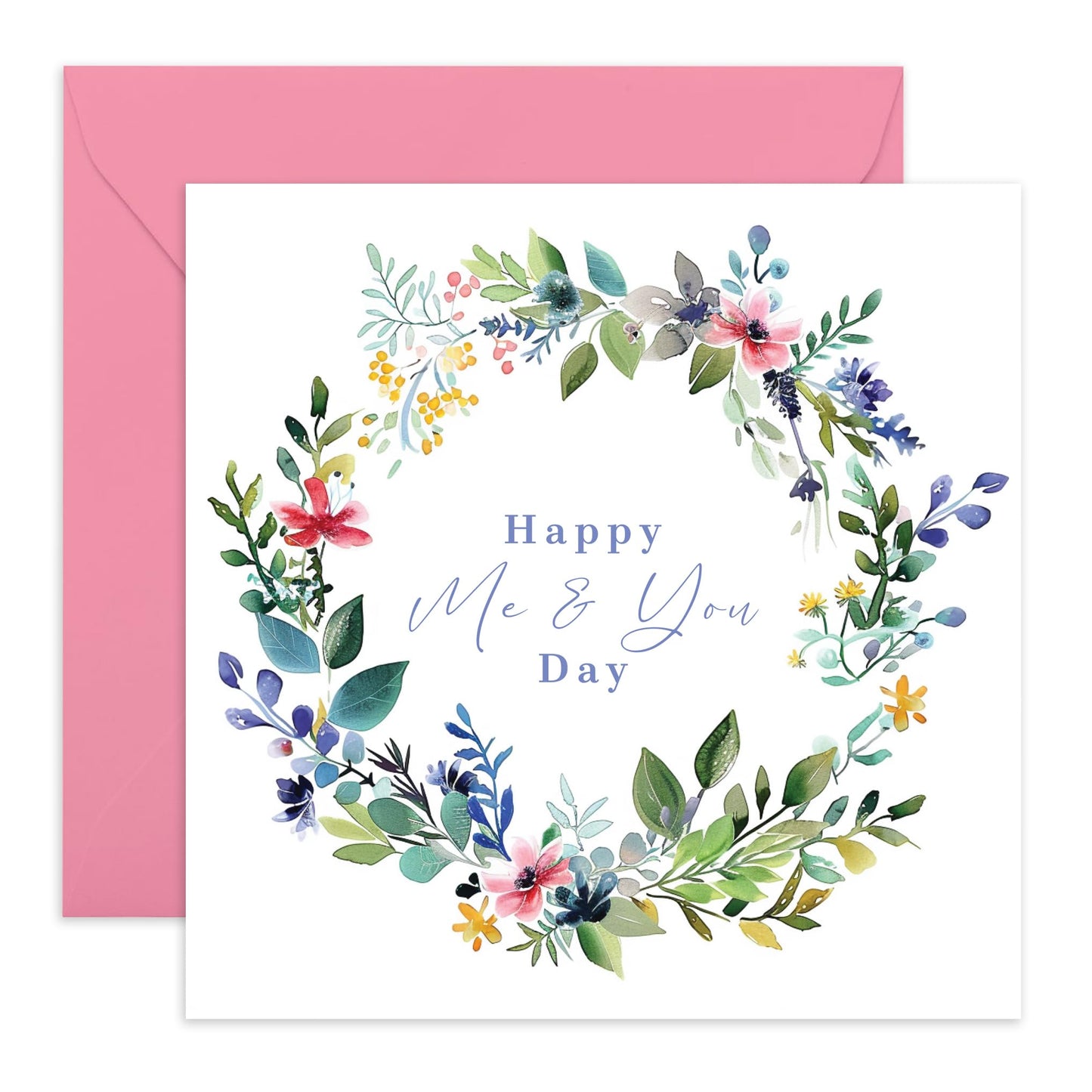 Heartfelt Greeting Card - 'HAPPY ME AND YOU DAY' - Perfect for Any Occasion with a Lovely Design - Ideal for Celebrating Special Moments and Showing Appreciation - Comes With Stickers By Central 23
