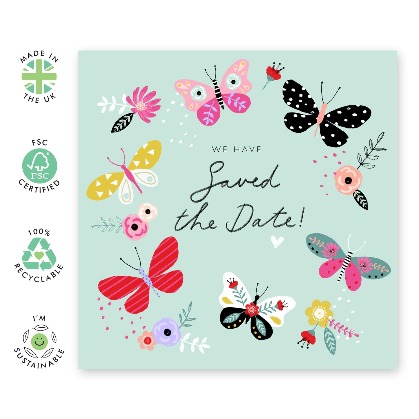 Wedding Reply Card From Guest - Butterflies Save The Date - Rsvp Reply Card Bridesmaid Groomsman - Wedding Invitations Groom Bride - Wedding Acceptance Card - Comes With Fun Stickers By Central 23