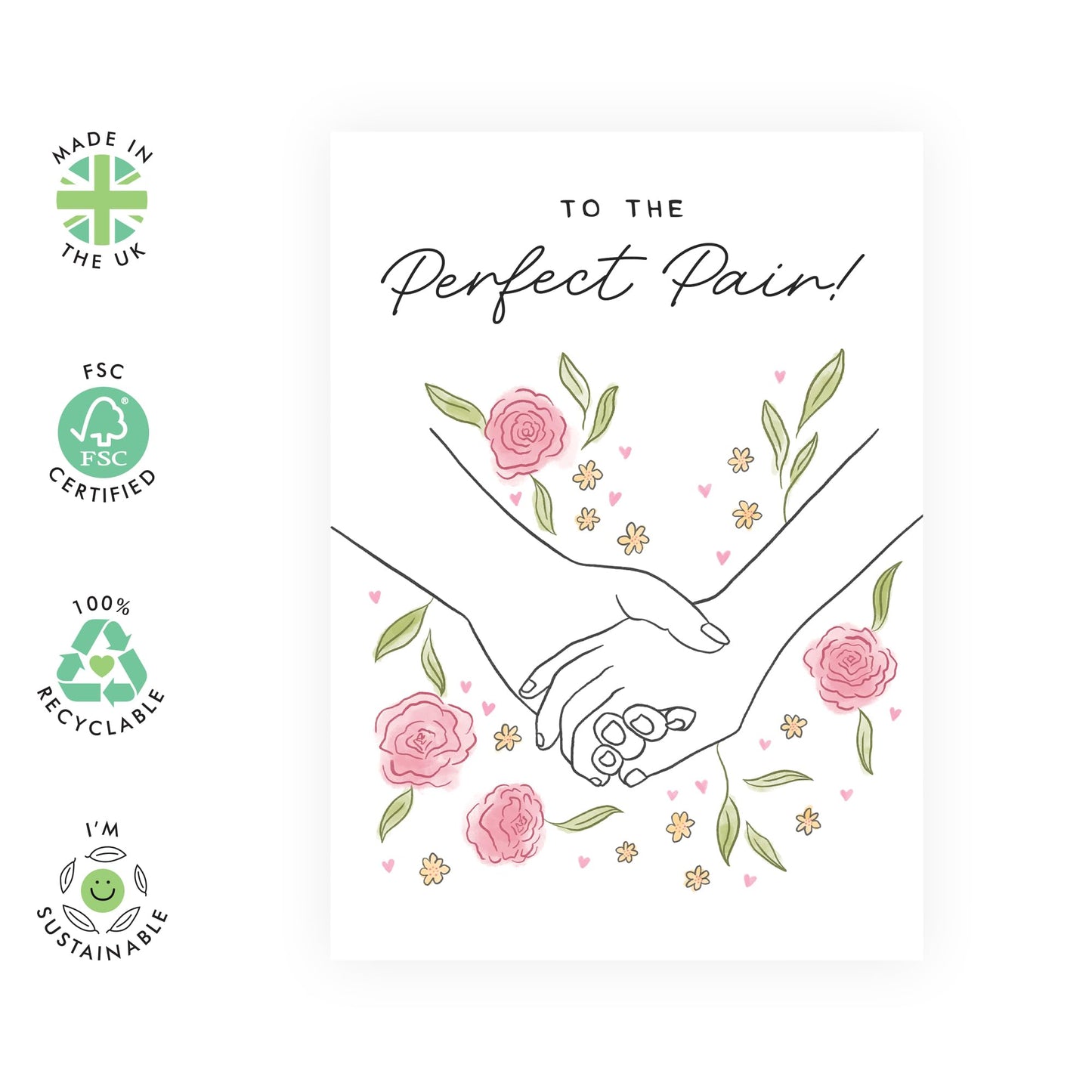 Son And Daughter In Law Anniversary Card - To The Perfect Pair - Happy Anniversary Card For Couple - Funny Couple Gifts For Him And Her - Comes With Cute Stickers