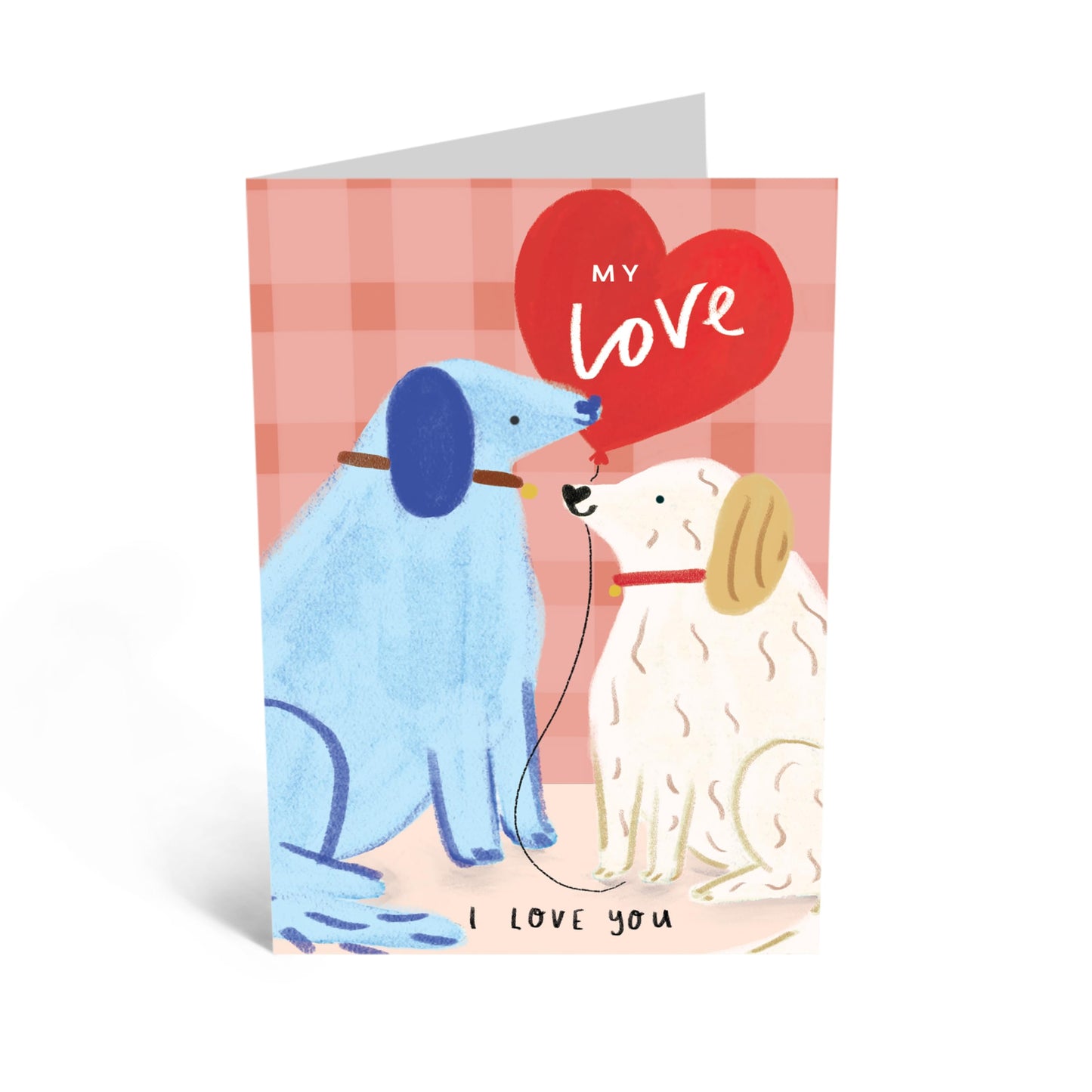 Adorable Greeting Card - 'DOGGIES IN LOVE' - Perfect for Celebrating a Special Bond with a Cute Twist - Ideal for Dog Lovers & Couples Who Appreciate a Sweet Touch - Comes With Stickers By Central 23