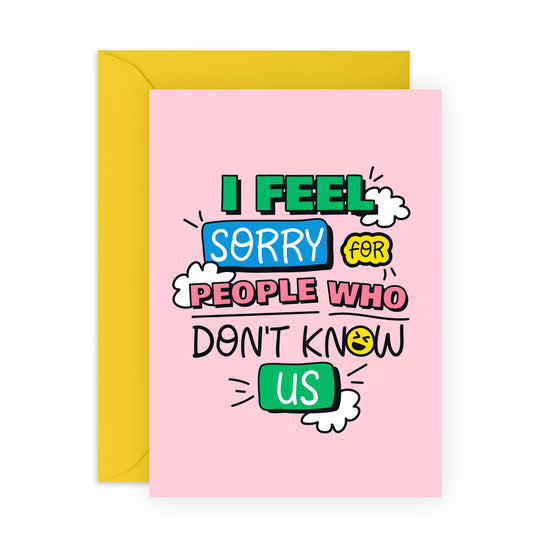Hilarious Friendly Greeting Card - 'Friend Funny Masc' - Gift for BFFs, Best Friends, Buddy, Mates, Sister, Sis, Bruv, Relatives, Cousin - We Are Fun - Comes with Fun Stickers
