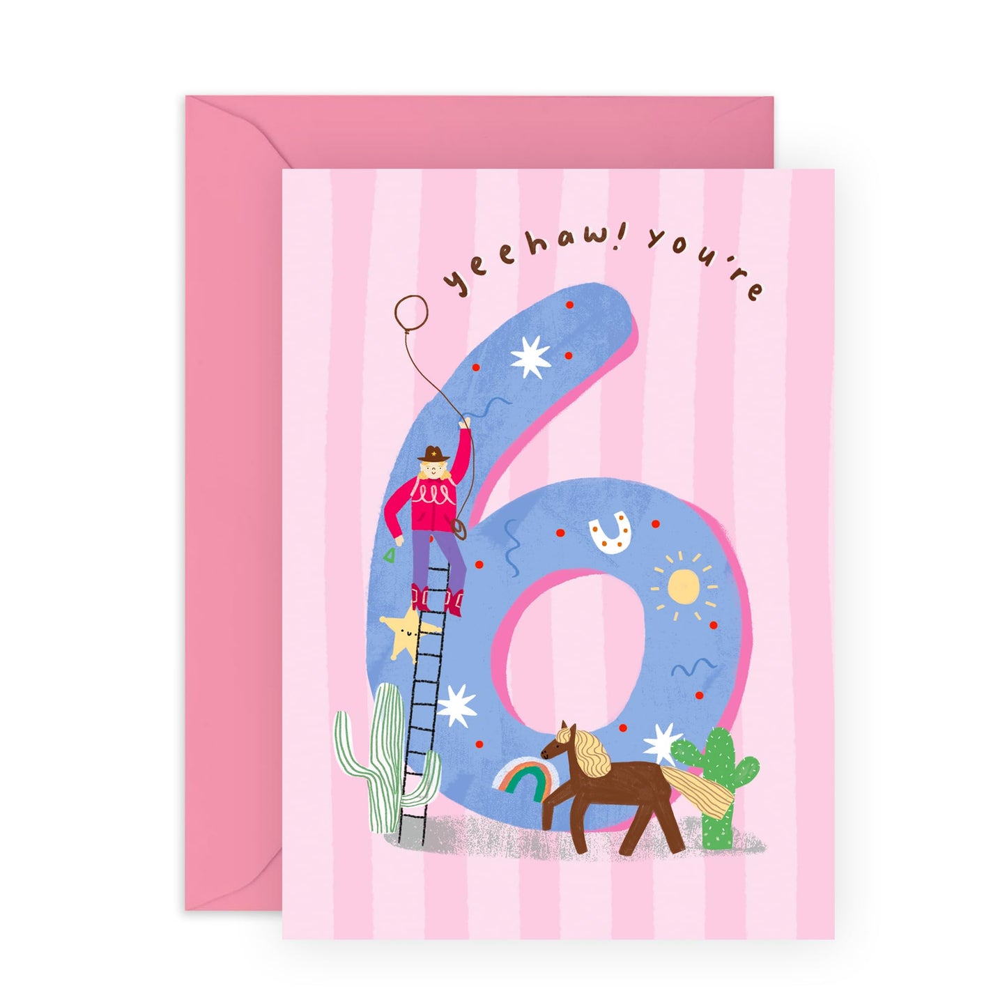 Cowgirl Age Card