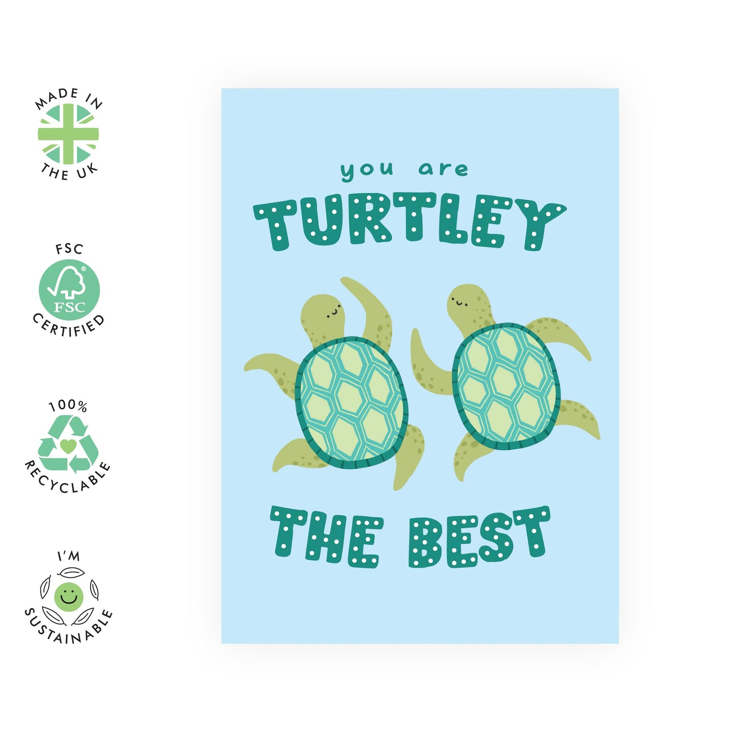 Thank You Cards For Kids Girls Boys Students - You Are Turtley The Best - Cute Birthday Cards For Son Daughter - Appreciation Gifts For Friends - Comes With Stickers By Central 23