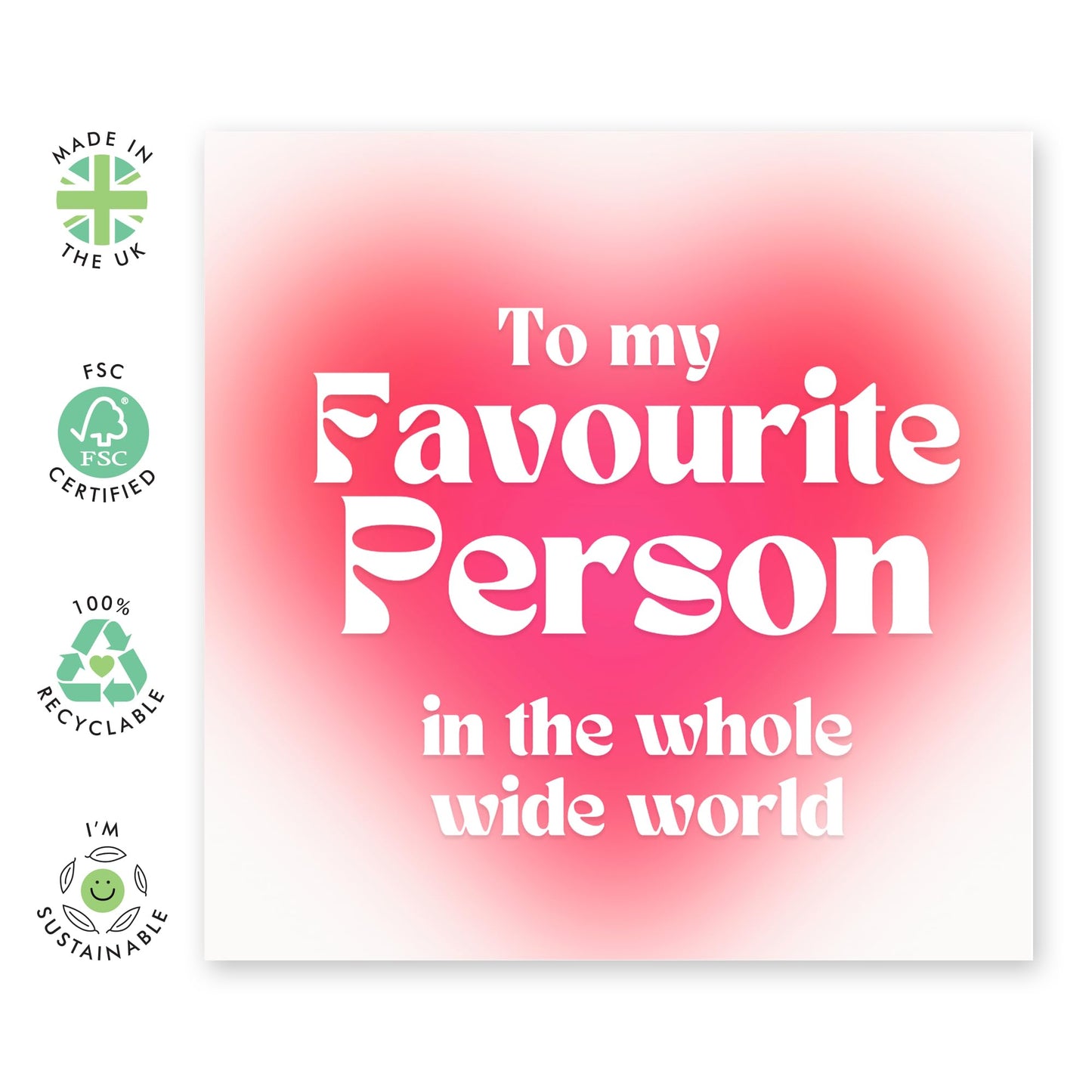 Affirmation Cards For Women Mum Wife Teacher - To My Favourite Person - Best Friend Birthday Card - Girlfriend Anniversary Card - Gifts For Her - Comes With Cute Stickers By Central 23