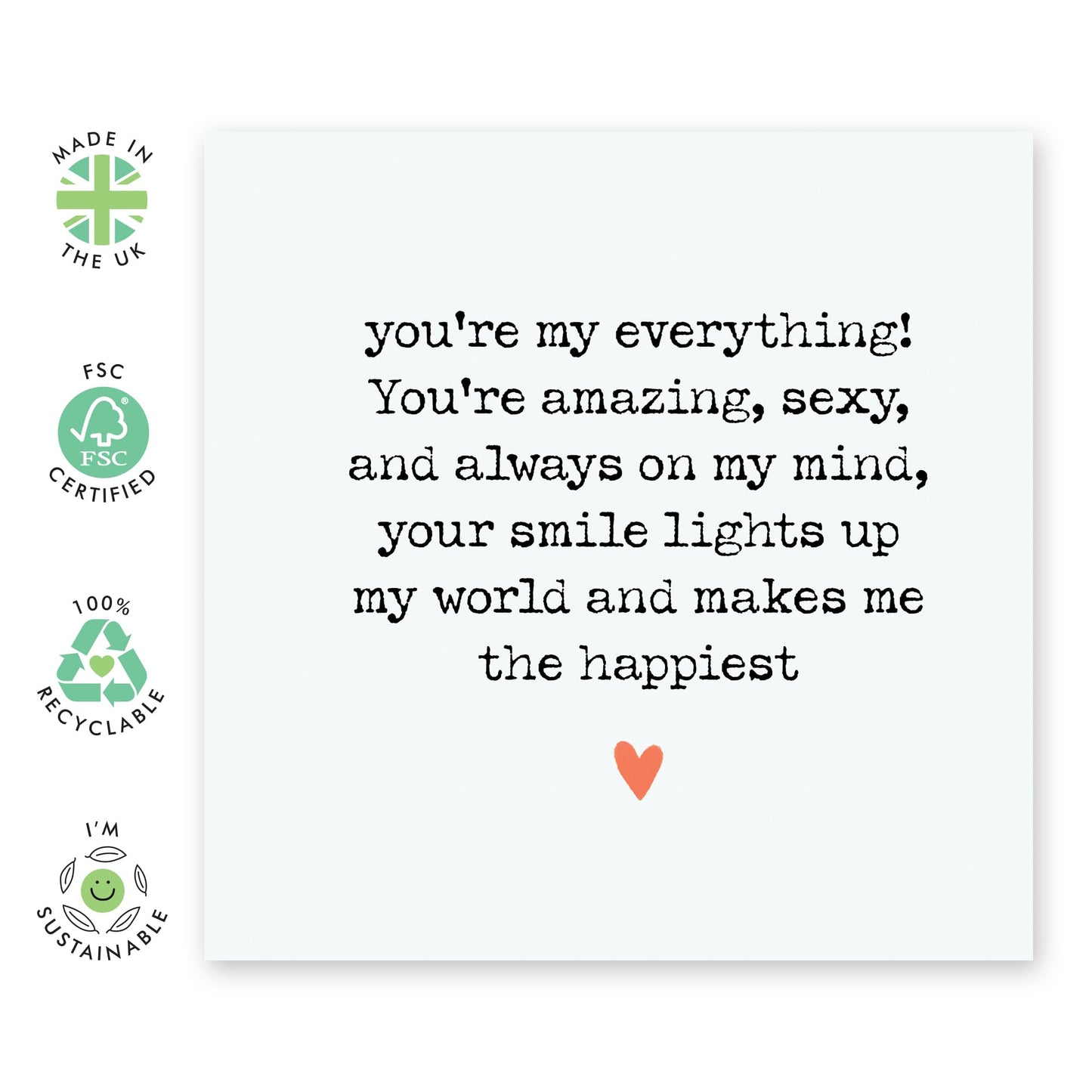 Anniversary Cards For Wife Husband - Sweet Heartfelt Words For For Boyfriend Girlfriend Special Friend - Valentine's Day Cards For Couple - Love Cards For Him Her - Comes With Stickers By Central 23