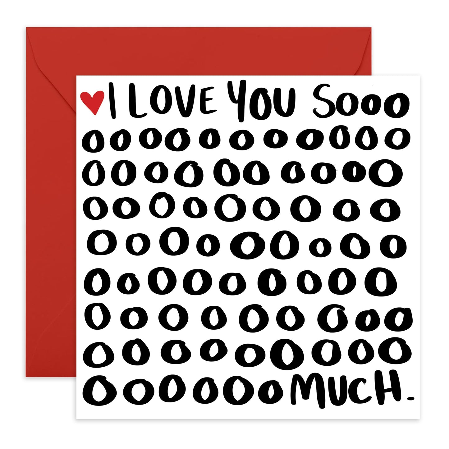I Love You Card For Boyfriend Girlfriend - Love Cards For Valentines Day - Sweet Greeting Cards For Husband Wife - I Love You Gifts For Her Him Couple Partner - Comes With Fun Stickers By Central 23