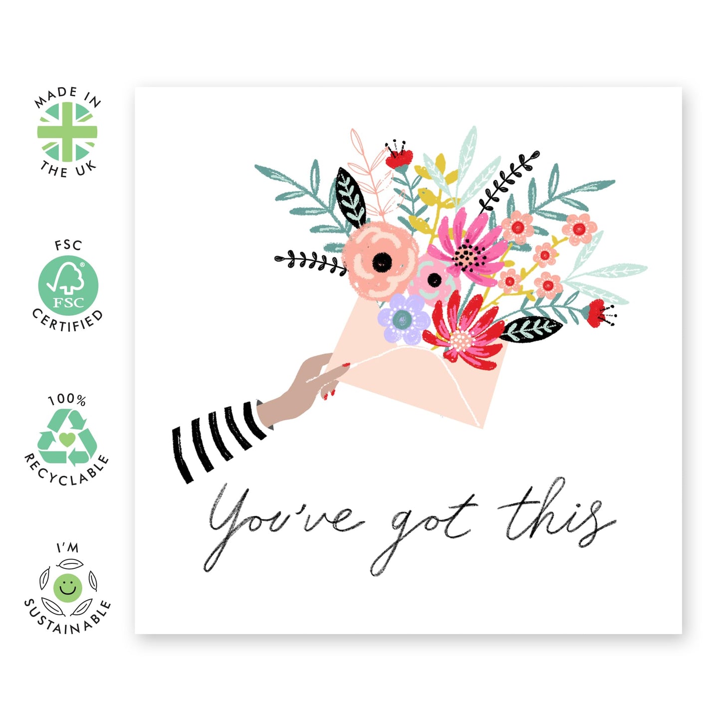 Congratulations Card - You've Got This Envelope - New Job Retirement - Congrats On You New Home Card - Passed Driving Test Card - Affirmation Gifts For Him Her - Comes With Fun Stickers By Central 23