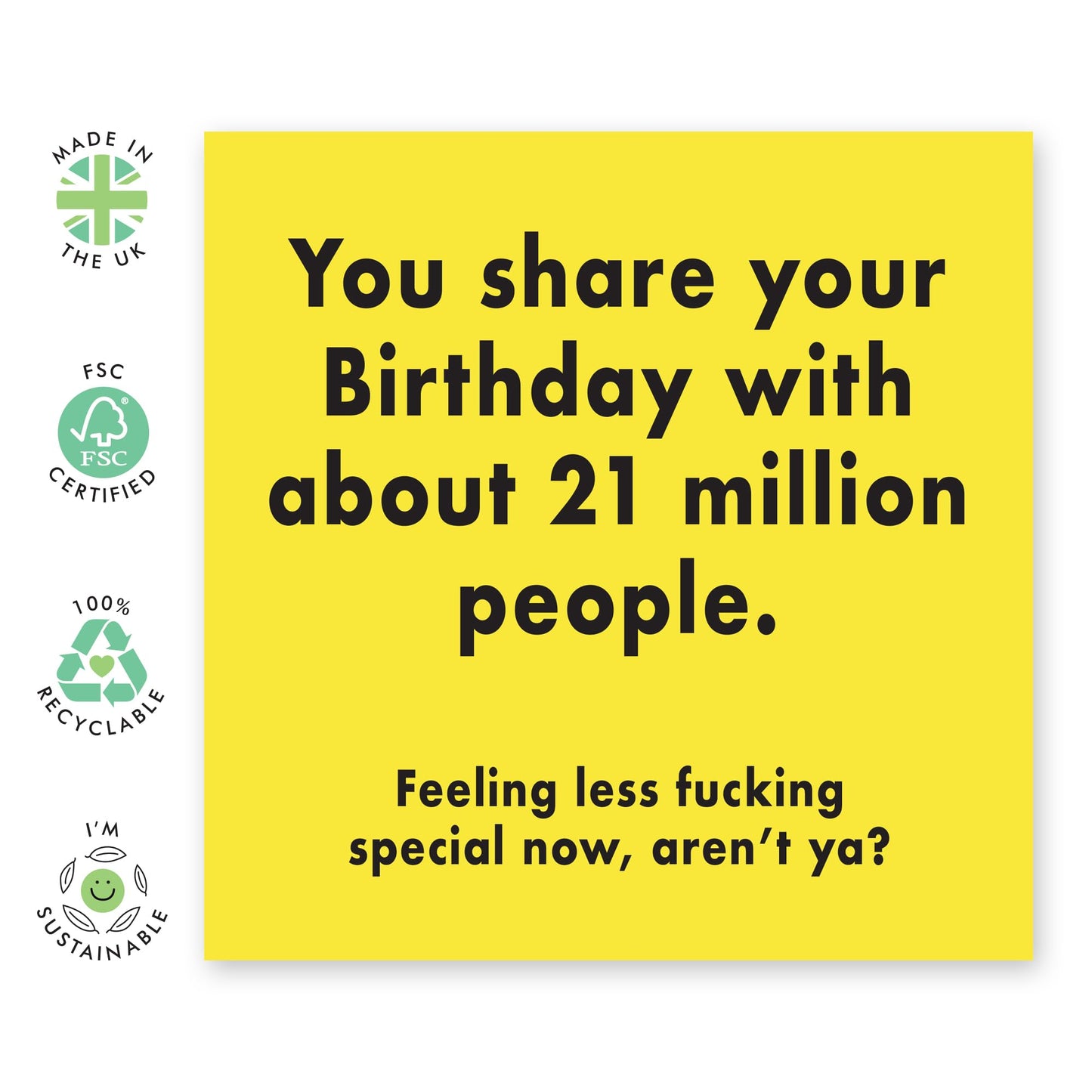 Rude Birthday Cards For Men - Funny Birthday Cards For Women - For Him Her - Sister Brother Gifts For Birthday - Friend Birthday Card - Comes With Fun Stickers - By Central 23