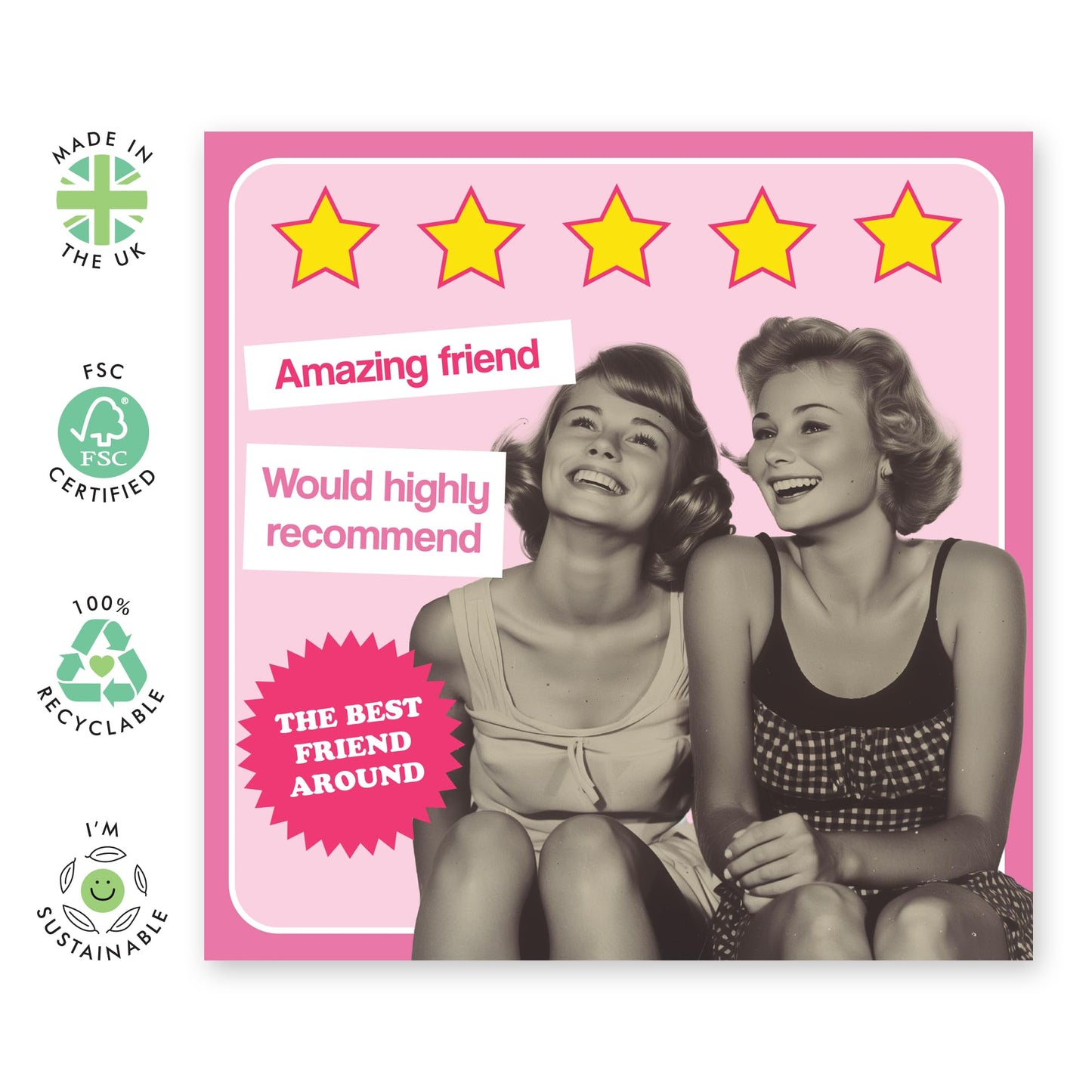Ladies Birthday Cards For Her - We Are Going To Be Cool Old People - Friend Birthday Gifts - Female Pretty Birthday Card - Gifts For Sister Friend Mum Ladies - Comes With Fun Stickers By Central 23