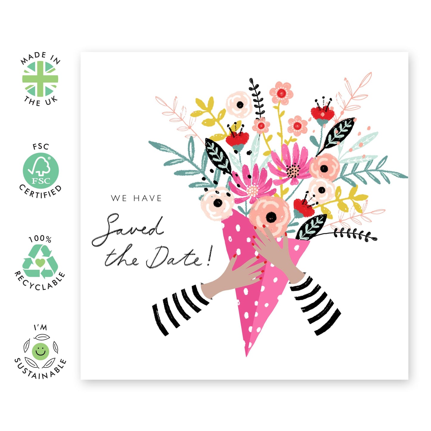 Wedding Reply Card From Guest - Bouquet Save The Date - Wedding Invitations Groom Bride - Wedding Acceptance Card - Rsvp Reply Card From Bridesmaid Groomsman - Comes With Fun Stickers By Central 23