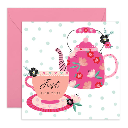 All Occassion Greeting Cards For Women Men - Just For You - Love Card For Sympathy, Mother's Day, Valentine, Thank You Cards For Her Mum Sister Grandma - Comes With Fun Stickers By Central 23
