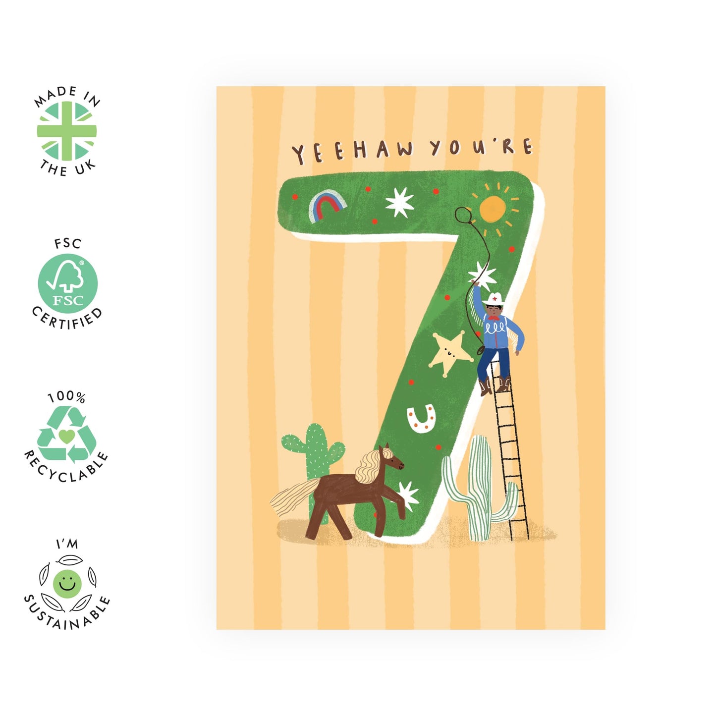 Cowboy Age Card
