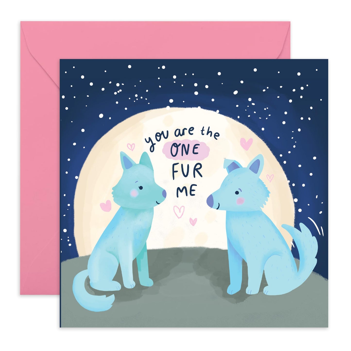Greeting Card - 'ONE FUR ME' - Perfect for Any Occasion with a Warm, Personal and Heartfelt Design - Ideal for Celebrating Special Moments or Showing Appreciation - Comes With Stickers By Central 23