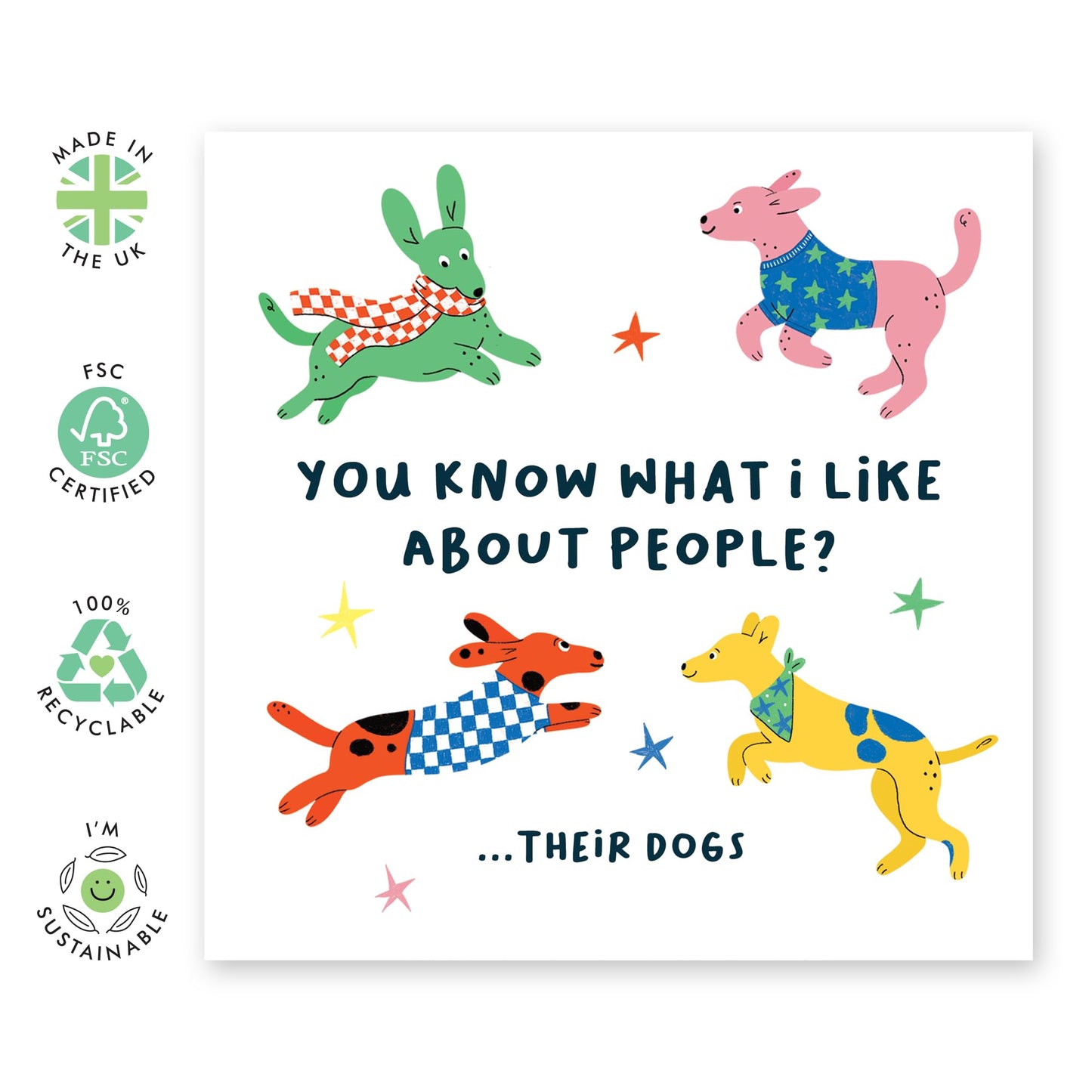 Birthday Card For Pet Owners - People And Their Dogs - Greeting Cards For Fur Parents - Cheeky Greeting Cards For Sister Friend - For Fur Mum Dad - Comes With Stickers By Central 23