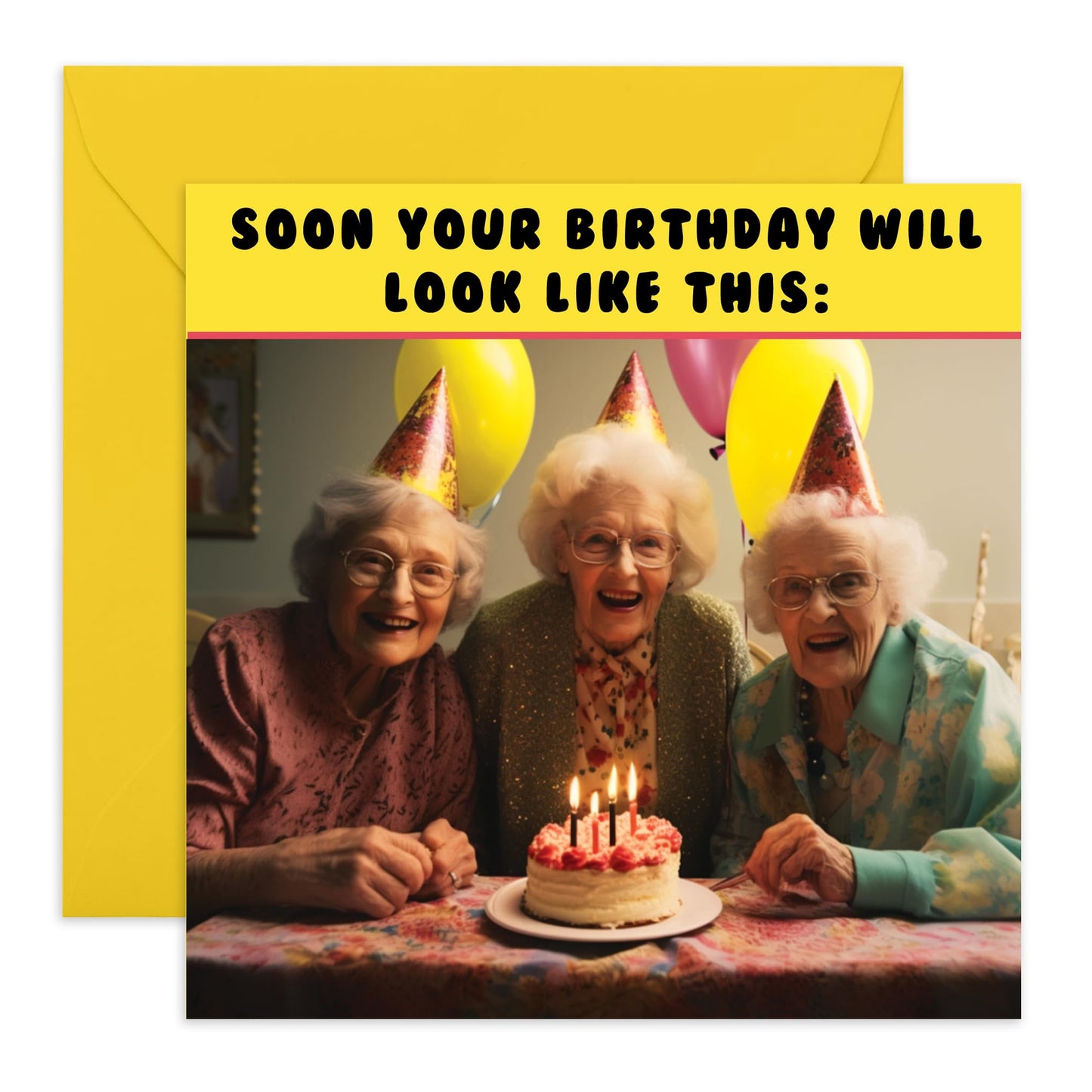 Birthday Card For Her - Soon Your Birthday Will Look Like This - Humour Birthday Cards For Wife - Mum Mummy - For Female Friend - Comes With Fun Stickers By Central 23