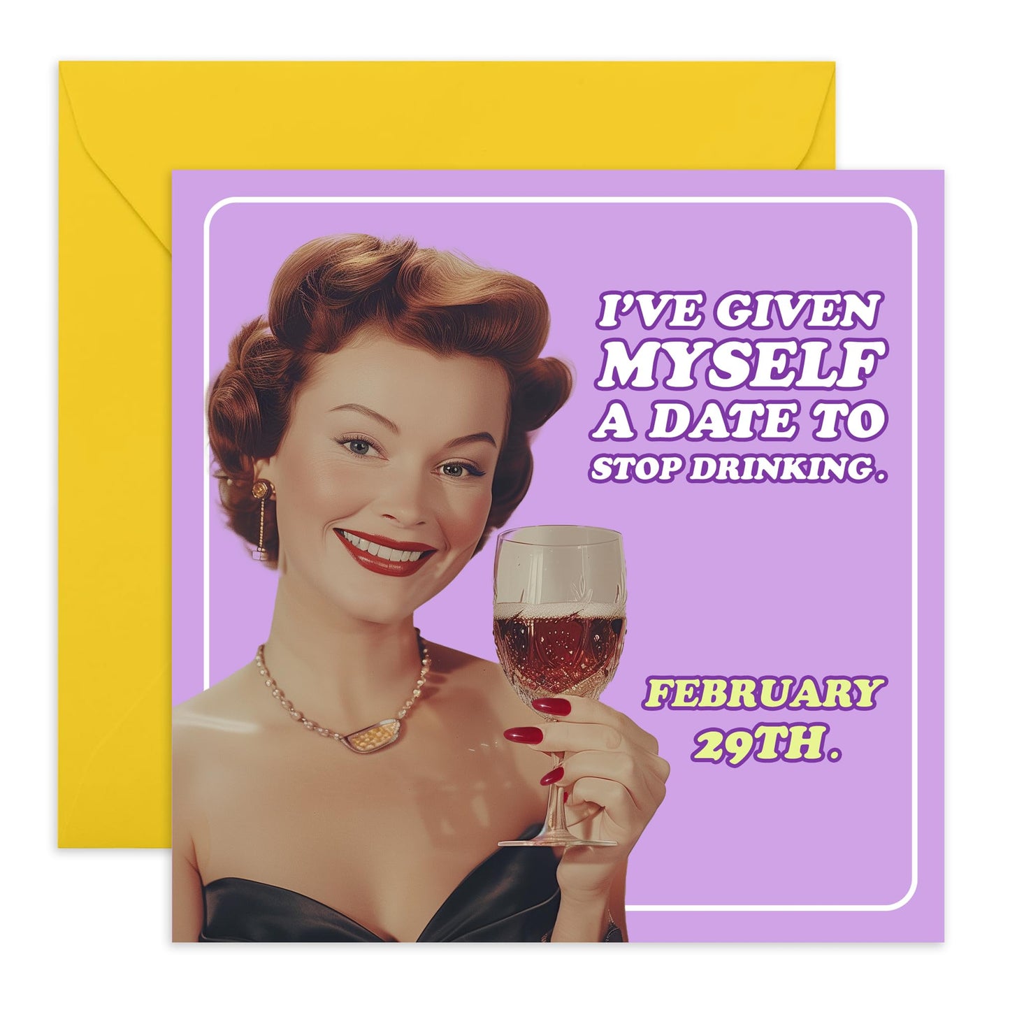 Birthday Cards For Ladies - Date To Stop Drinking - Women Birthday Gifts - Gifts For Sister Friend Mum Women - Best Friend Birthday Card - Comes With Fun Stickers By Central 23