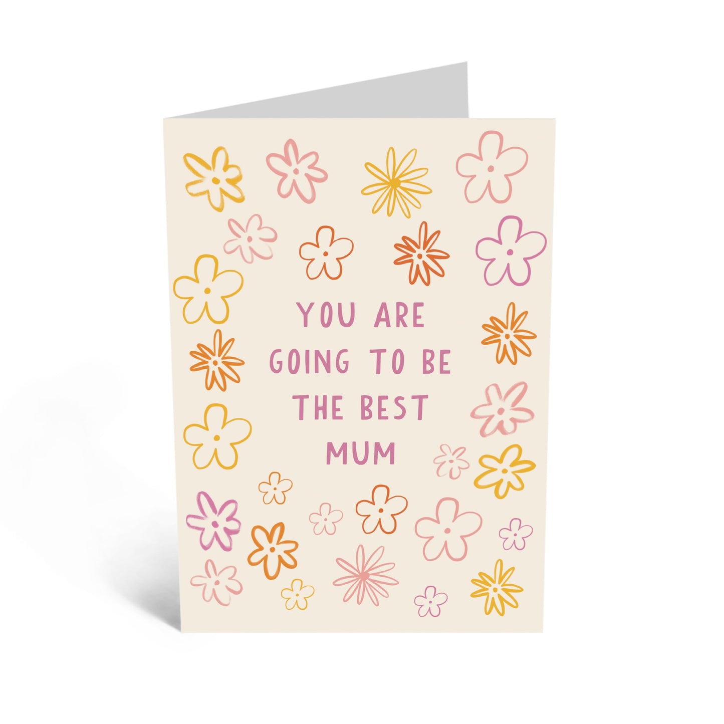 Inspiring Celebration Card - 'Going To Be The Best Mum' - Gifts for New Mums, Mother, Mam, Mammy, Friend, Sister, Wife, Bestie, Daughter - Great Mama - Comes with Fun Stickers