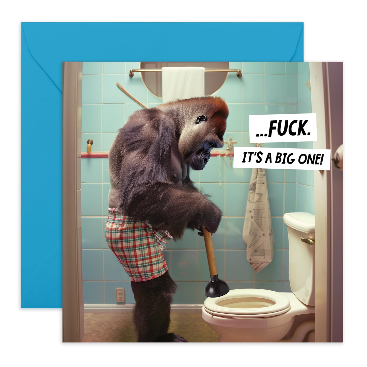 Birthday Card - 'F*** IT, IT'S A BIG ONE!' - Perfect for Celebrating a Major Milestone with Bold Humor - Ideal for Adding a Fun and Memorable Touch to Their Day - Comes With Stickers By Central 23