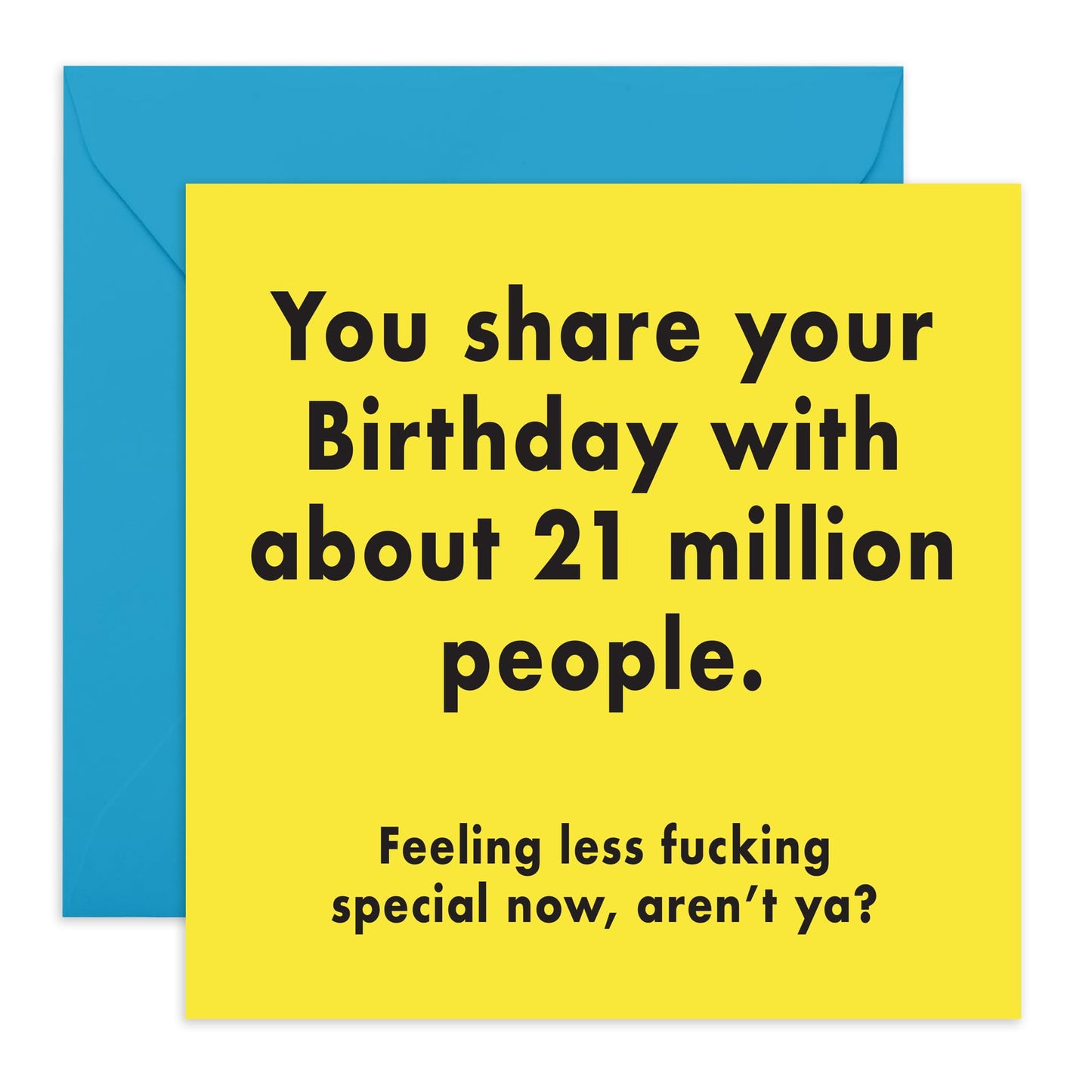 Rude Birthday Cards For Men - Funny Birthday Cards For Women - For Him Her - Sister Brother Gifts For Birthday - Friend Birthday Card - Comes With Fun Stickers - By Central 23