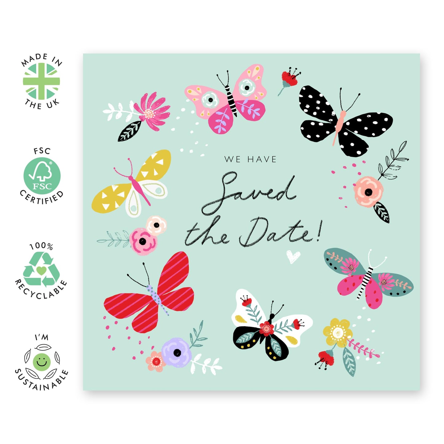 Wedding Acceptance Card For Women Men - Saved The Date - Floral Card For Guest - Rsvp Reply Card For Friends - Wedding Invitations From Groom Bride - Comes With Fun Stickers By Central 23