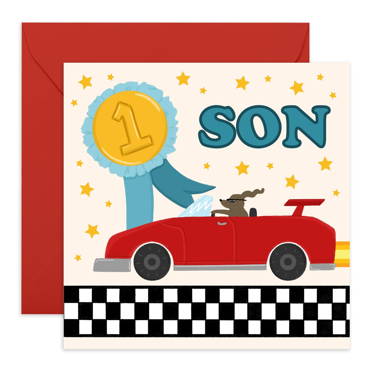 Birthday Card For Son Adult - No. 1 Son - Congratulations Thank You I Love You Cards Greeting Cards For Son Just Because - Gifts For Him Men - Comes With Fun Stickers By Central 23