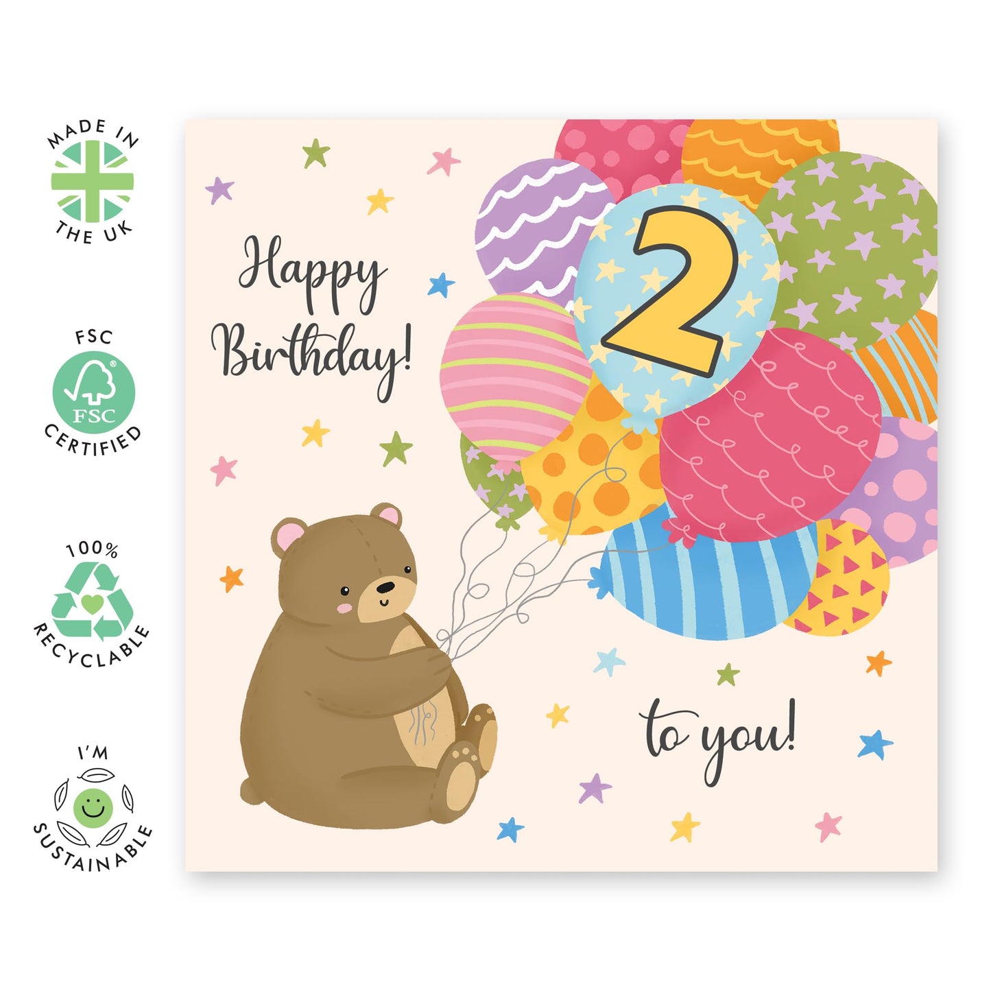 BIRTHDAY BEAR BALLOONS