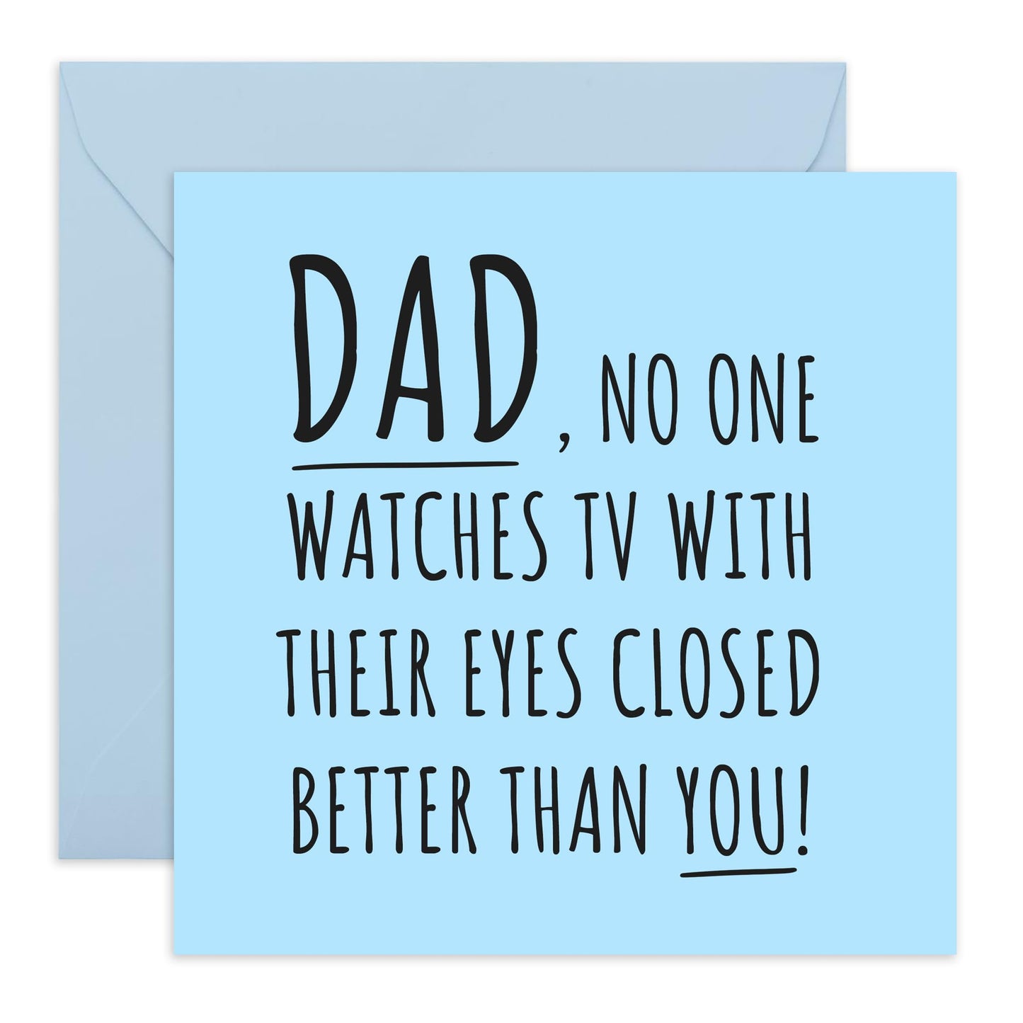 Dad Birthday Cards - Funny Fathers Day Card - Father In Law Birthday Card - Dad Gifts From Daughter Or Son - Comes With Fun Stickers - By Central 23