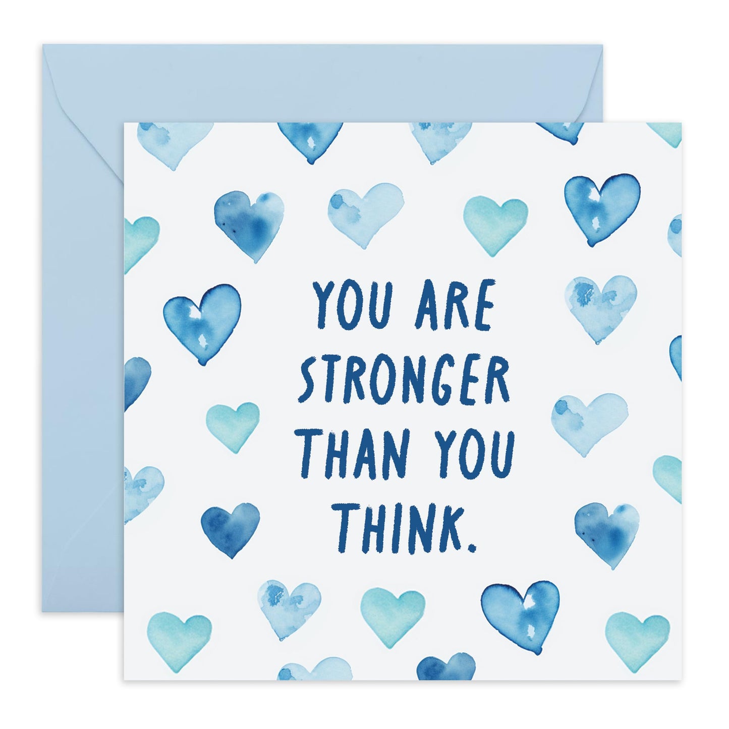 Encouragement Cards For Men Women - You Are Stronger Than You Think - Get Well Soon Sympathy Gifts - Feel Better Cards For Friends - Heart Surgery Recovery Gifts - Comes With Stickers By Central 23