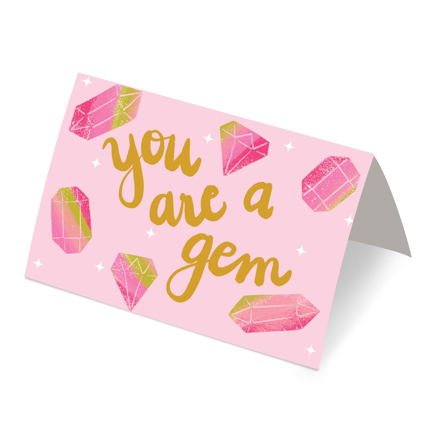 Friend Birthday Card Female - You Are A Gem - Thank You Cards For Women - Appreciation Gifts For Mum Sister Wife Girlfriend - Comes With Stickers And Envelope - By Central 23