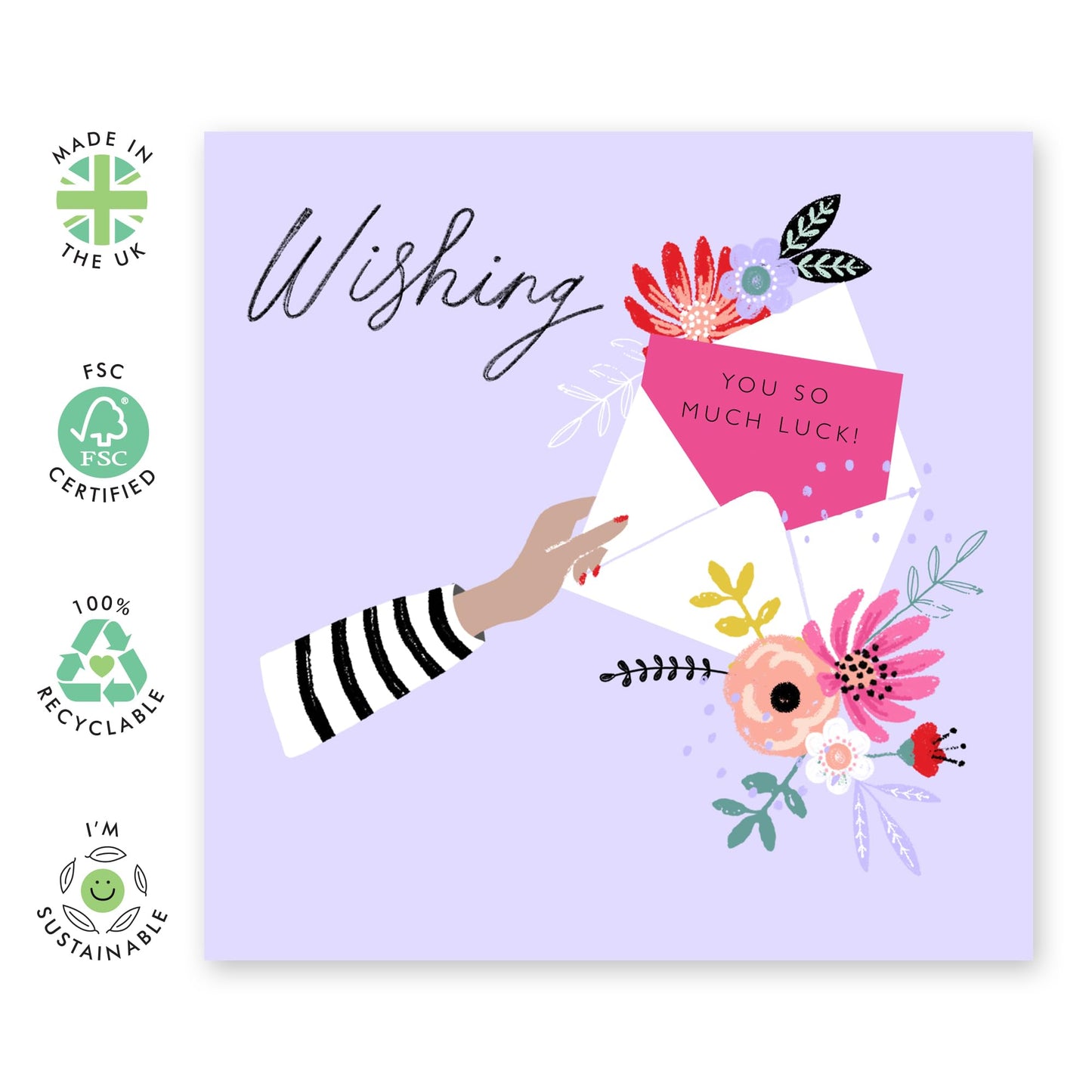Congratulations On Your New Job Card - Wishing You So Much Luck - You're Leaving - Animal Congrats Greeting Card Husband Wife Son Daughter Boyfriend Girlfriend - Comes With Fun Stickers By Central 23