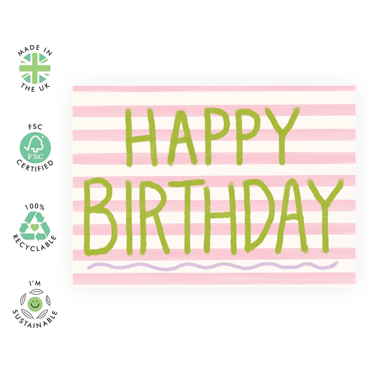 Happy Birthday Cards Cute - Girl Birthday Cards For Her Daughter Granddaughter - Cute Pastel Greeting Cards - Gifts For Women - Comes With Fun Stickers By Central 23