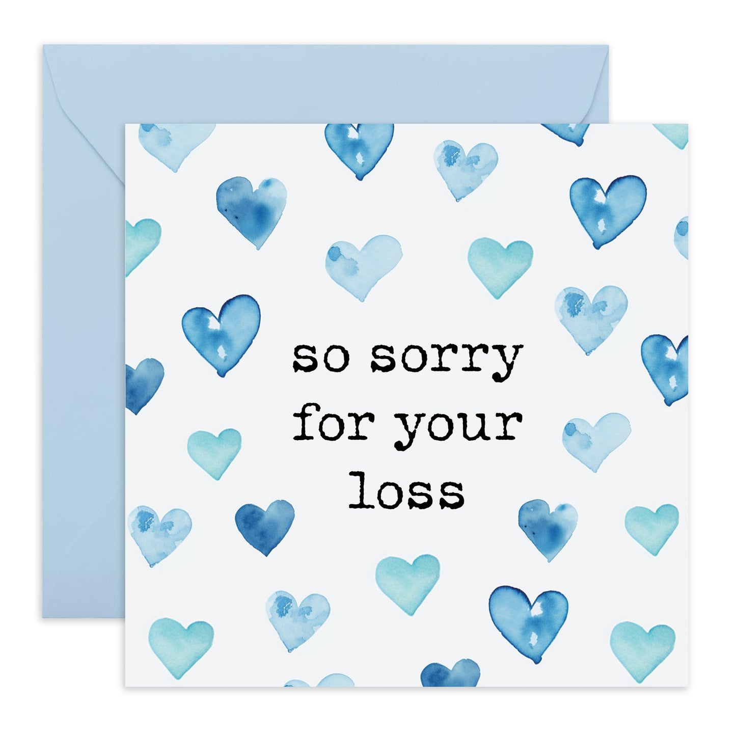 Sorry For Your Loss Card - Sympathy Cards With Envelopes - Encouragement Cards For Men Women - Bereavement Greeting Cards For Friends Coworker Neighbor - Comes With Stickers By Central 23