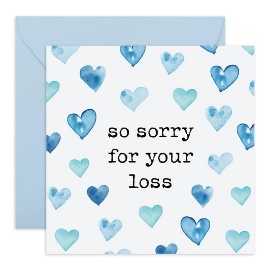 Sorry For Your Loss Card - Sympathy Cards With Envelopes - Encouragement Cards For Men Women - Bereavement Greeting Cards For Friends Coworker Neighbor - Comes With Stickers By Central 23