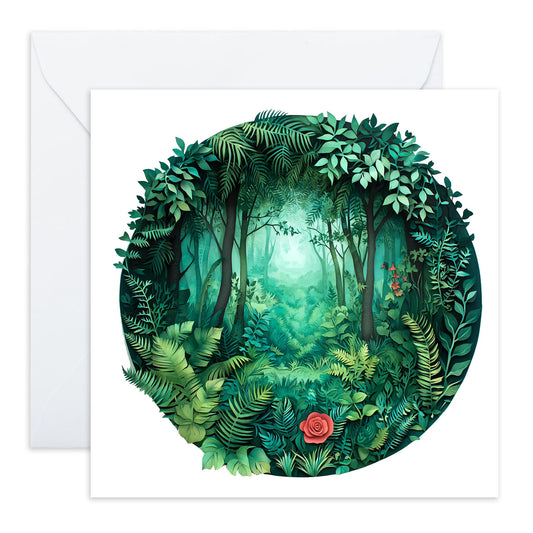 Happy Birthday Card Greenery - Blank Greeting Cards Botanical - Plant Lover Thank You Cards For Wedding Baby Shower - Eco Greeting Card - Potted Plant Lover Gift - Comes With Stickers By Central 23