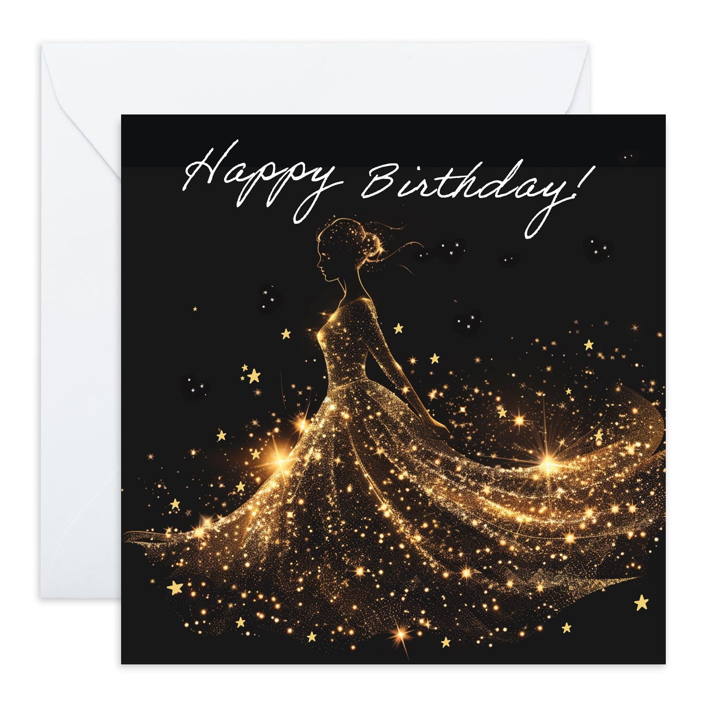 Girl Birthday Card Glitter - Fabulous As You - Happy Birthday Cards For Girls Daughter Granddaughter Sister Cousin Friends - Sweet Magical Gifts For Her Women - Comes With Stickers By Central 23