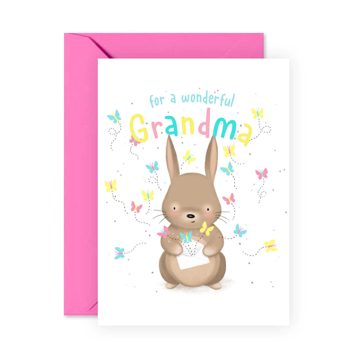 Grandma Birthday Card - For A Wonderful Grandma - For Women Her