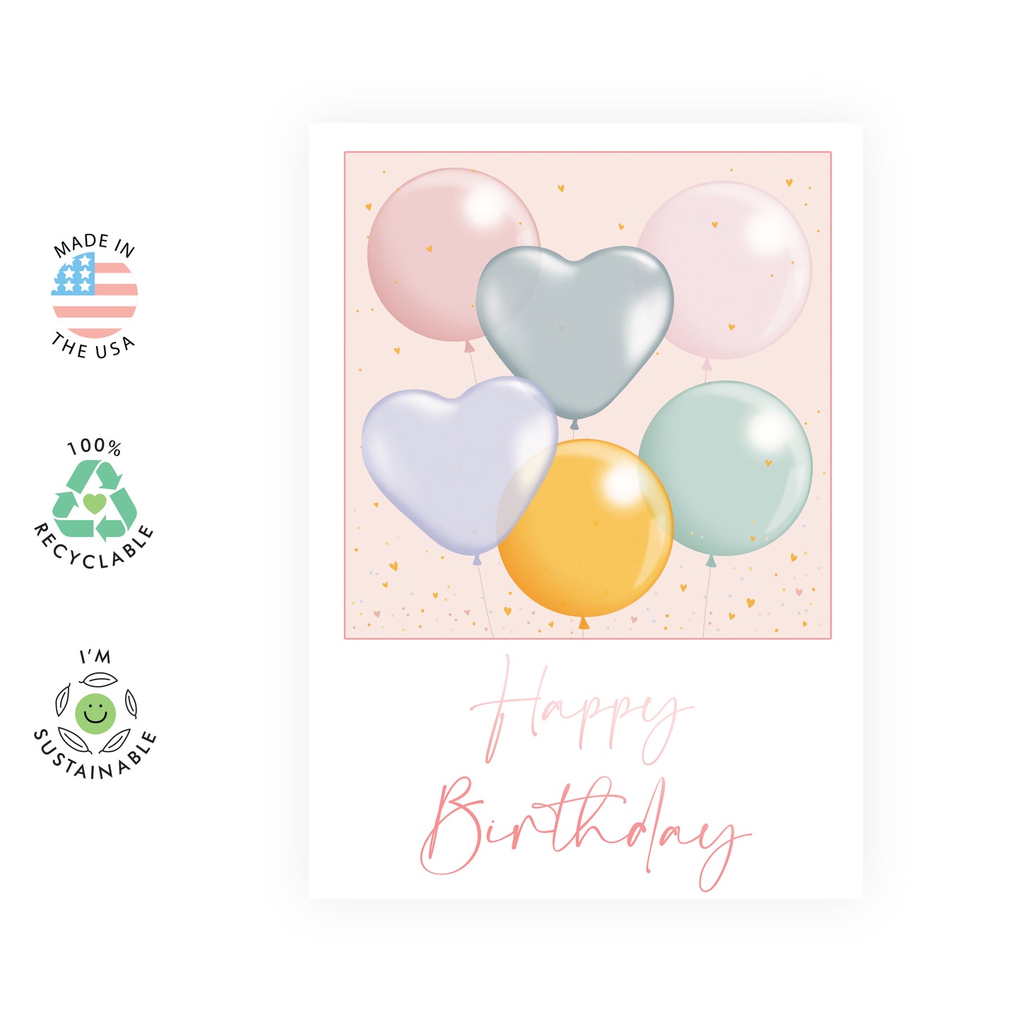 Cute Birthday Card - Happy Birthday - For Women Girls Her
